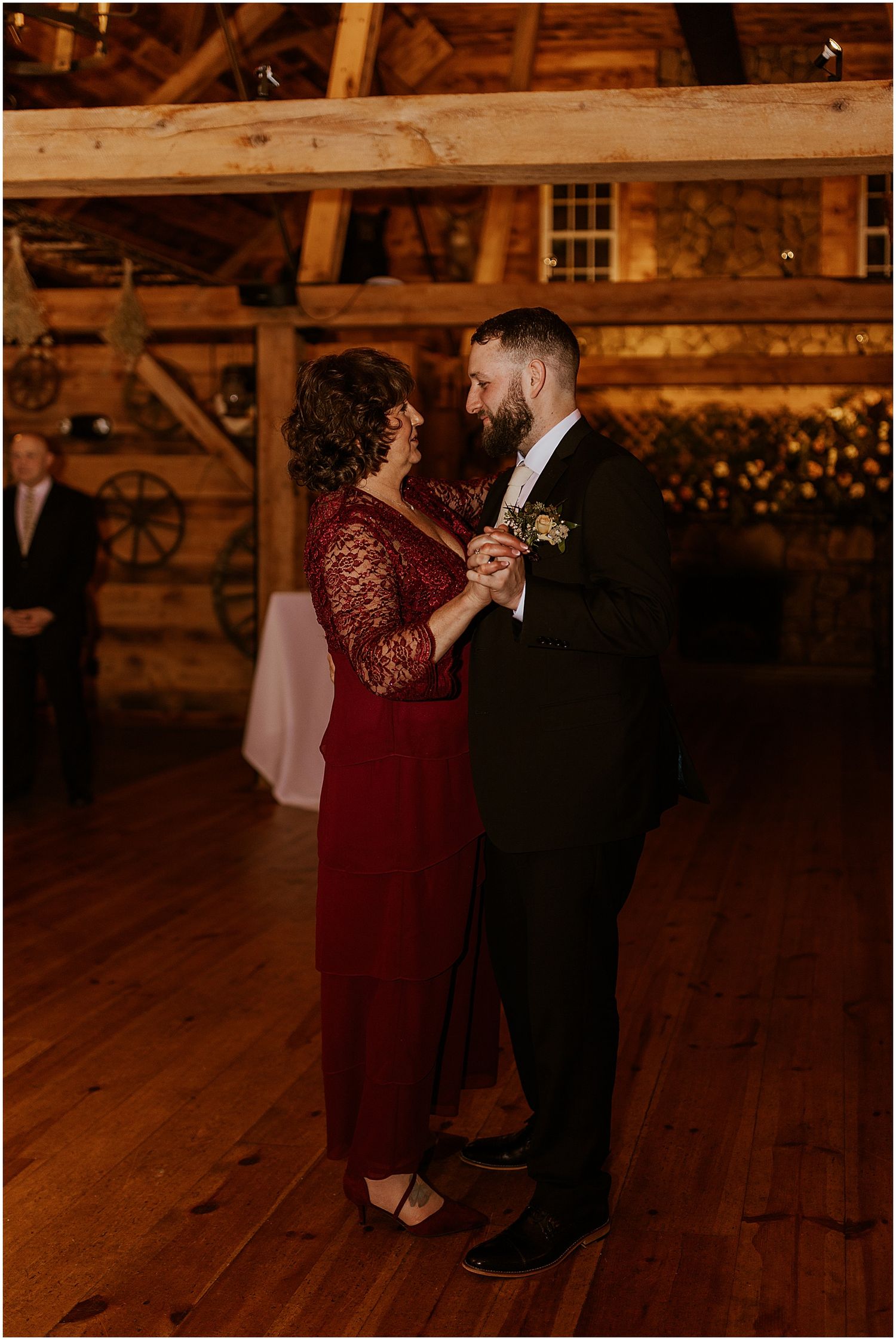 NH wedding mother son dance