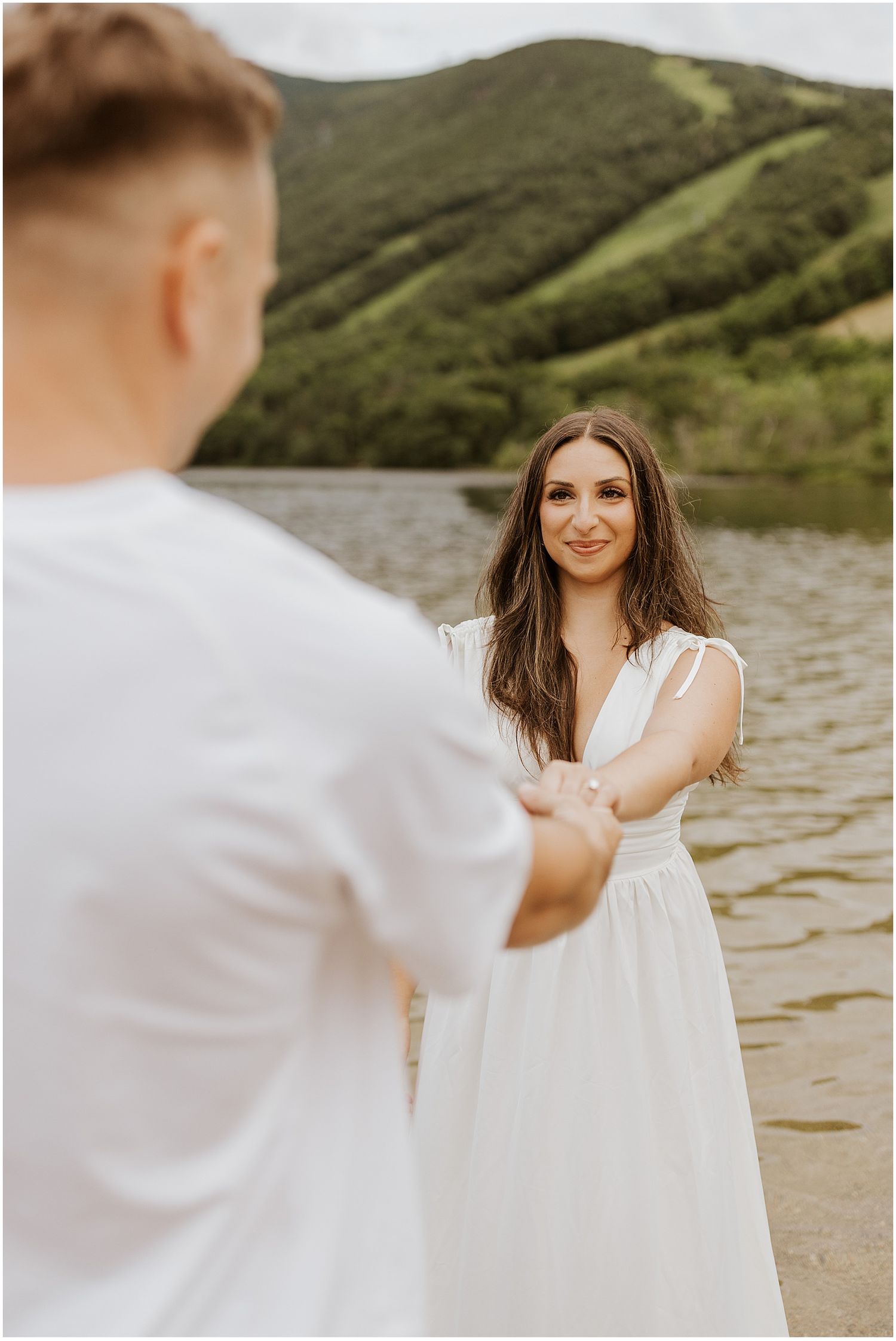 White Mountain engagement photos - Robin Easler NH Photographer
