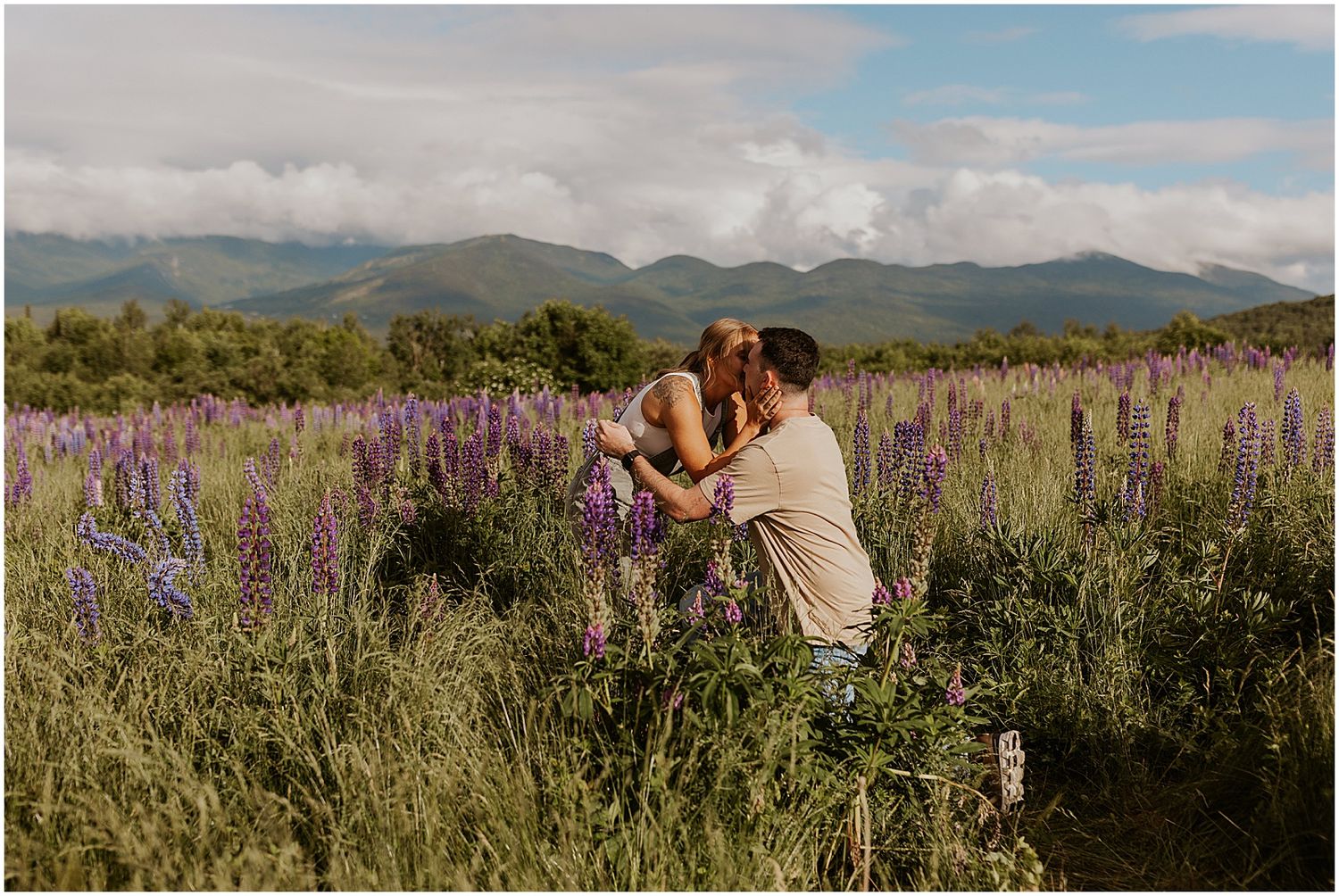 Wildflower proposal photos Sugar Hill NH