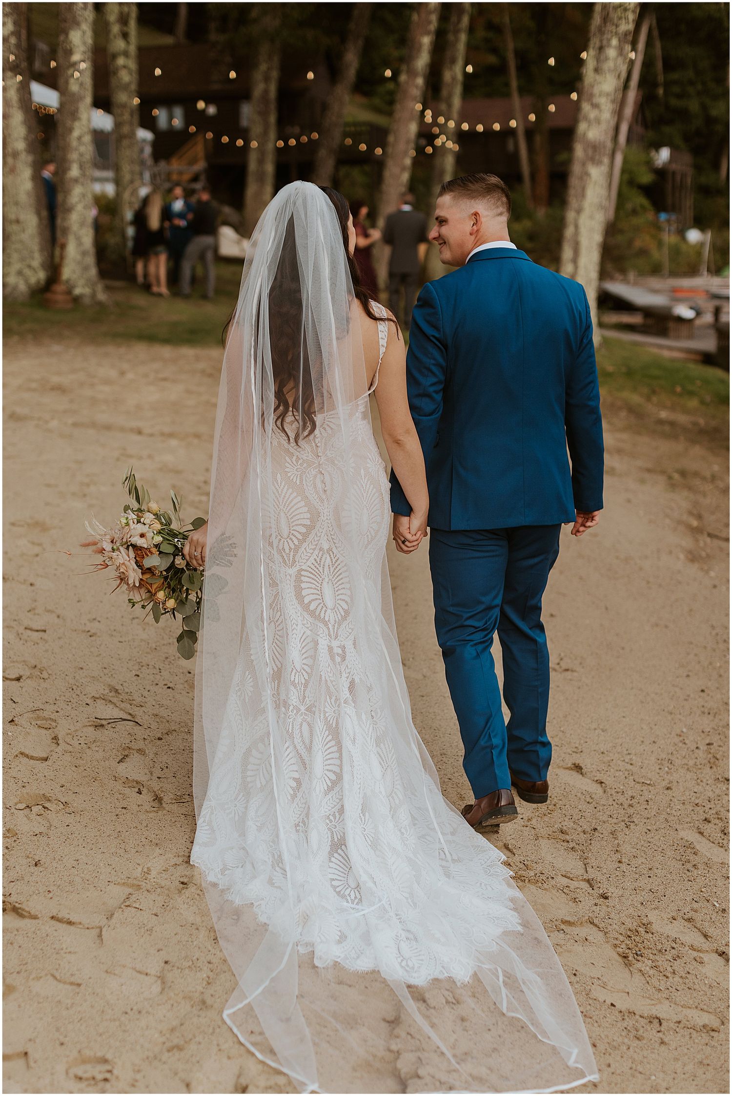 NH bride and groom