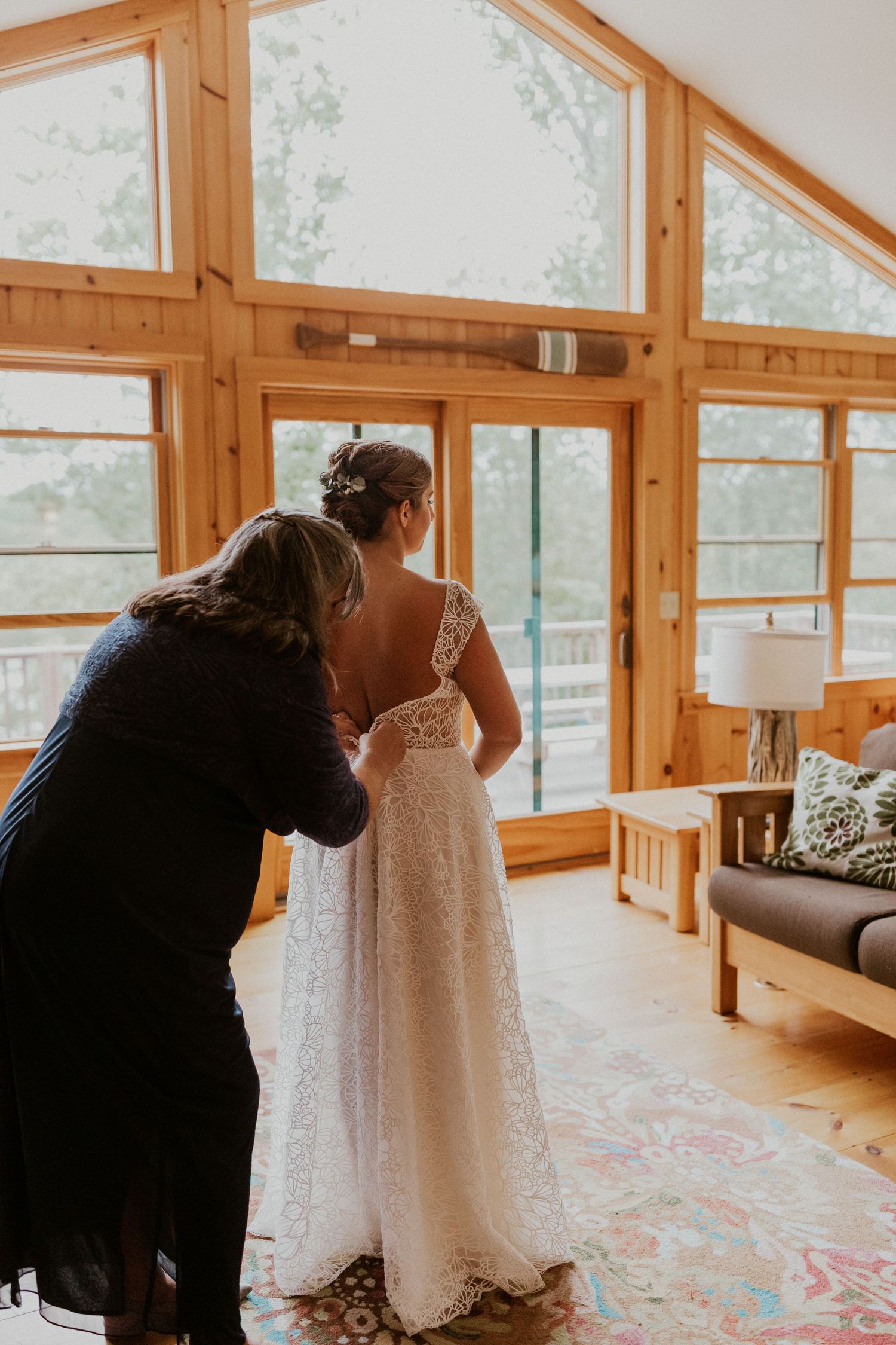 laid back lakeside wedding at Lake Shore Village Resort in Weare New Hampshire