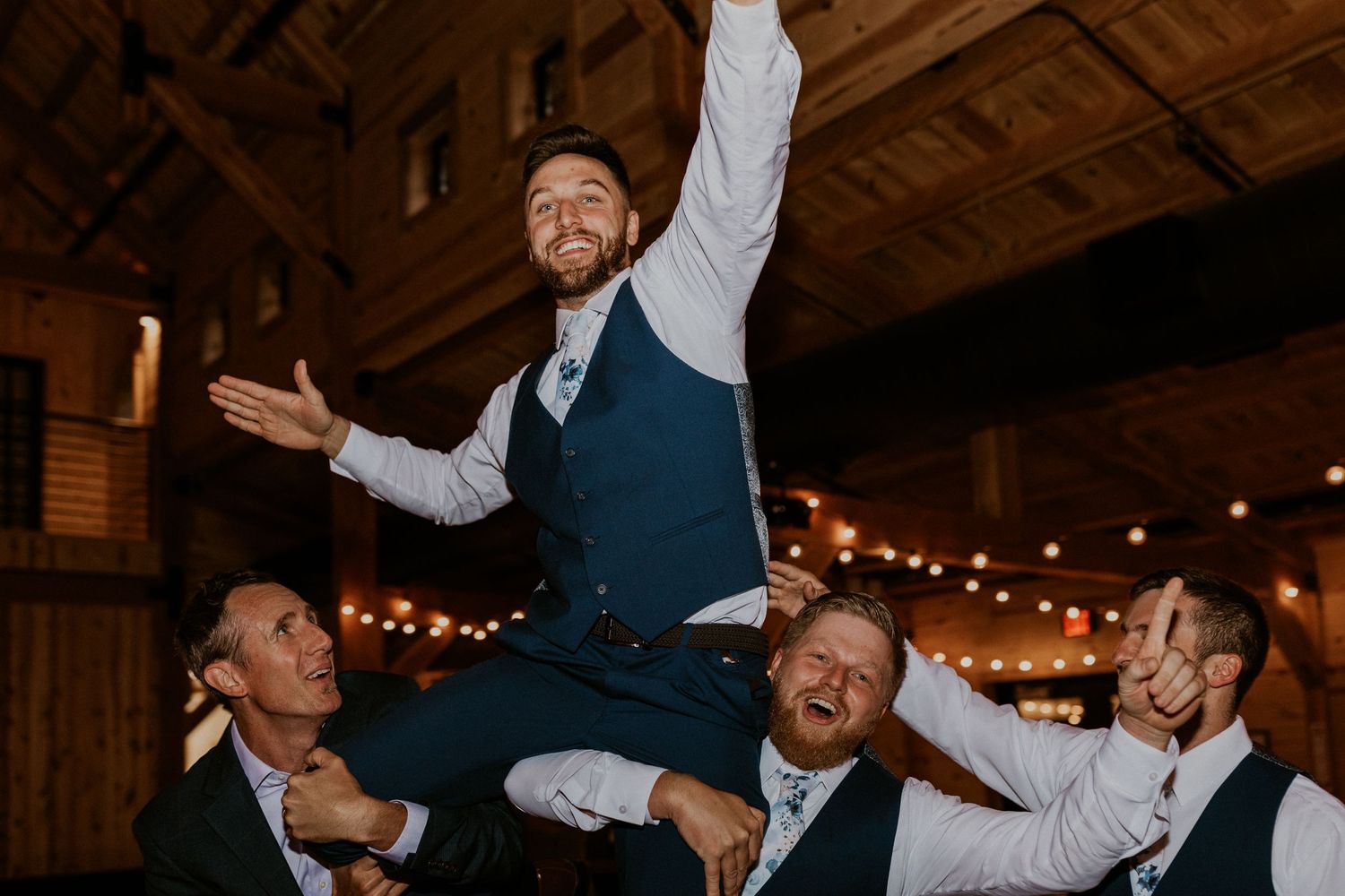 Early summer wedding at the Barn at Bull Meadow in Concord New Hampshire