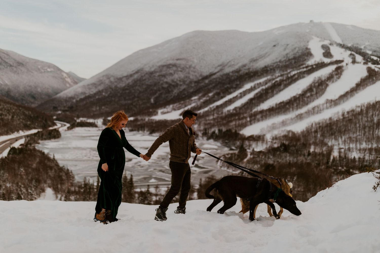 Franconia Notch State Park Elopement Photos