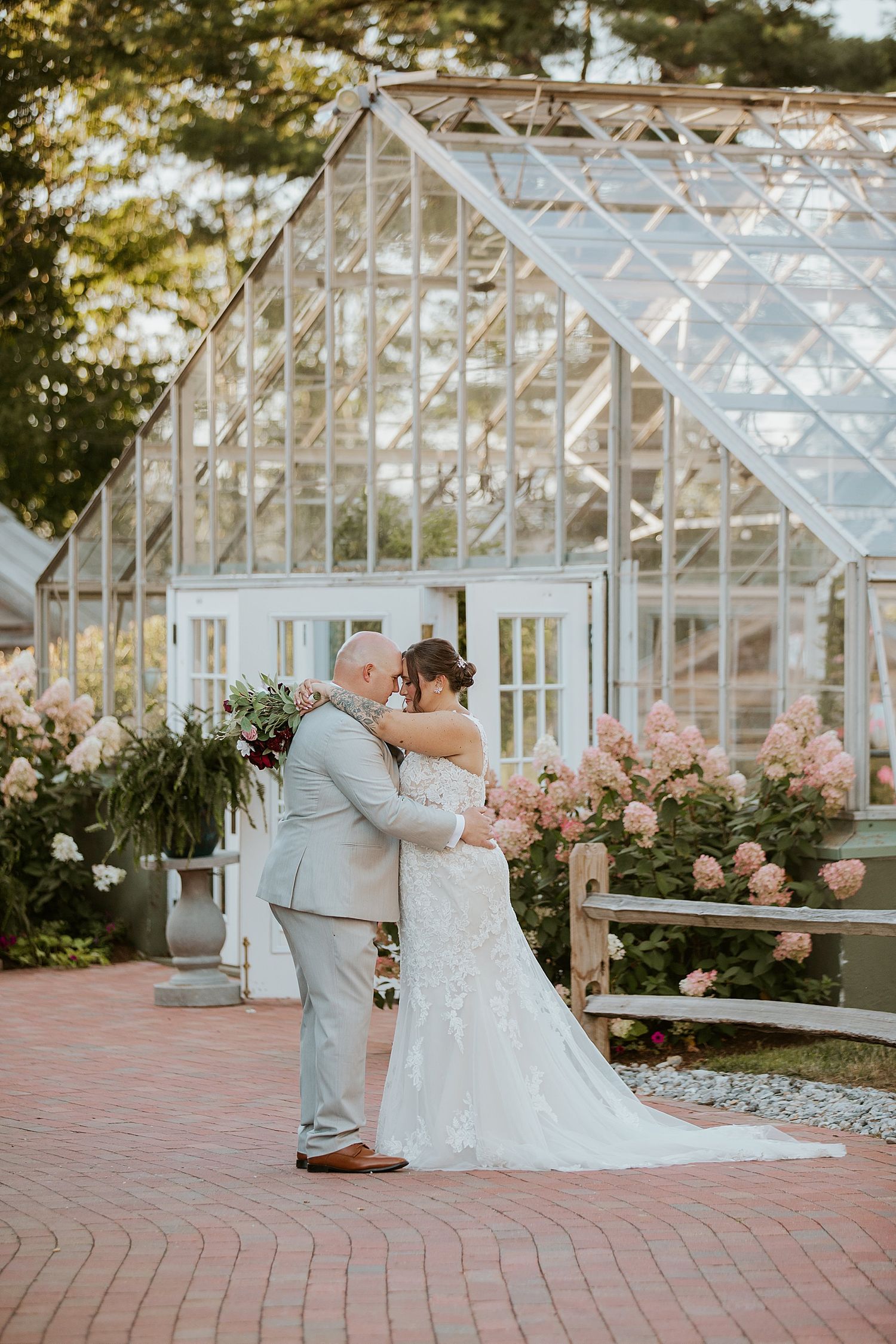 Bride and groom after their NH wedding ceremony - wedding photography advice