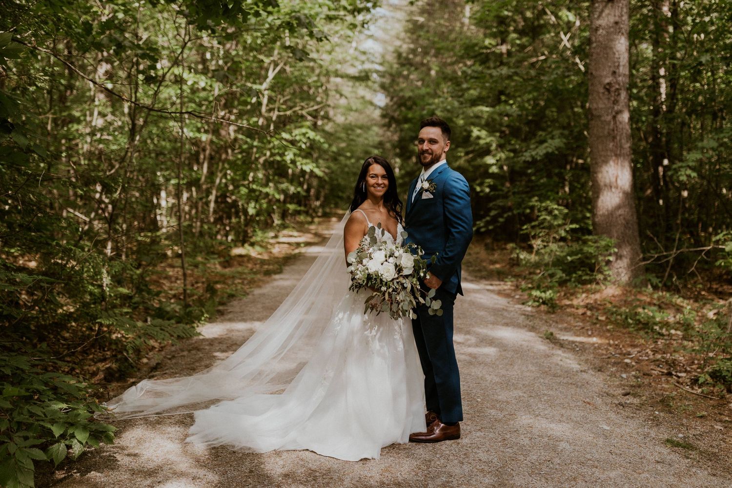Early summer wedding at the Barn at Bull Meadow in Concord New Hampshire