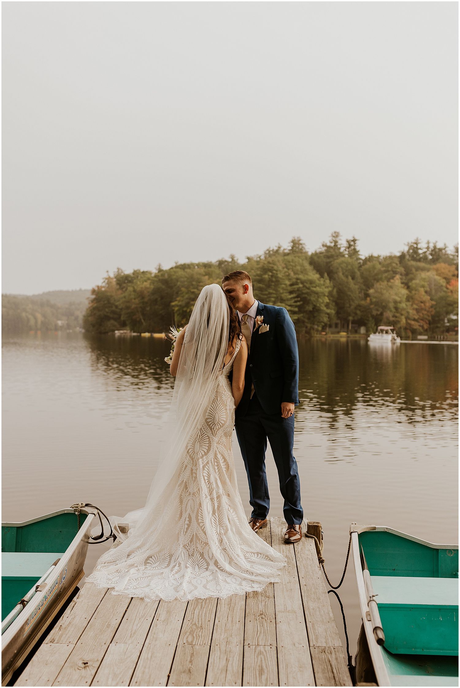 Boho wedding dress for lake wedding