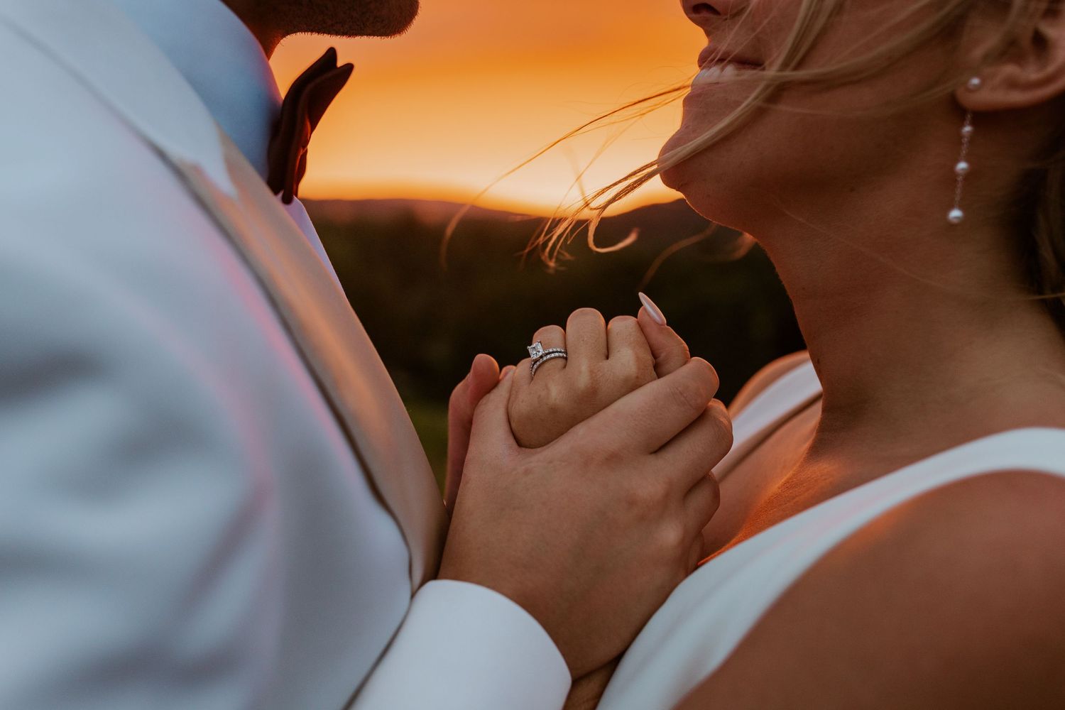 Bridal portraits in White Mountains NH