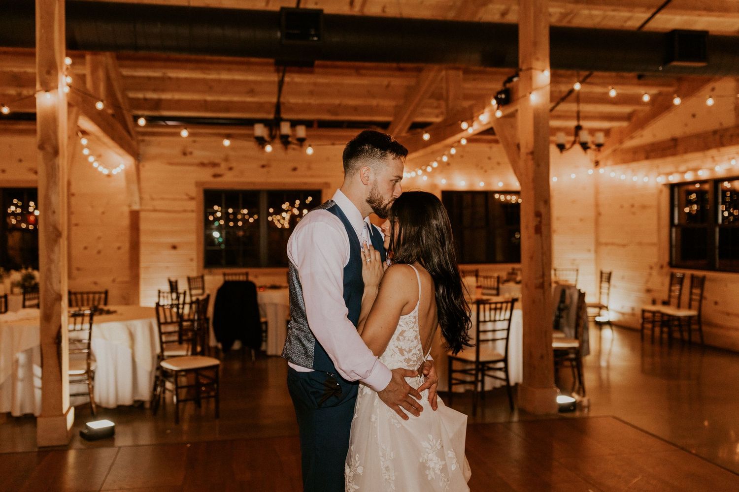 Early summer wedding at the Barn at Bull Meadow in Concord New Hampshire