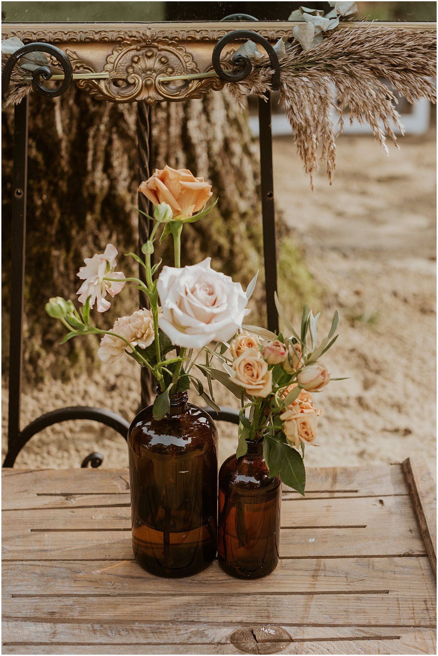 Rustic wedding details NH wedding