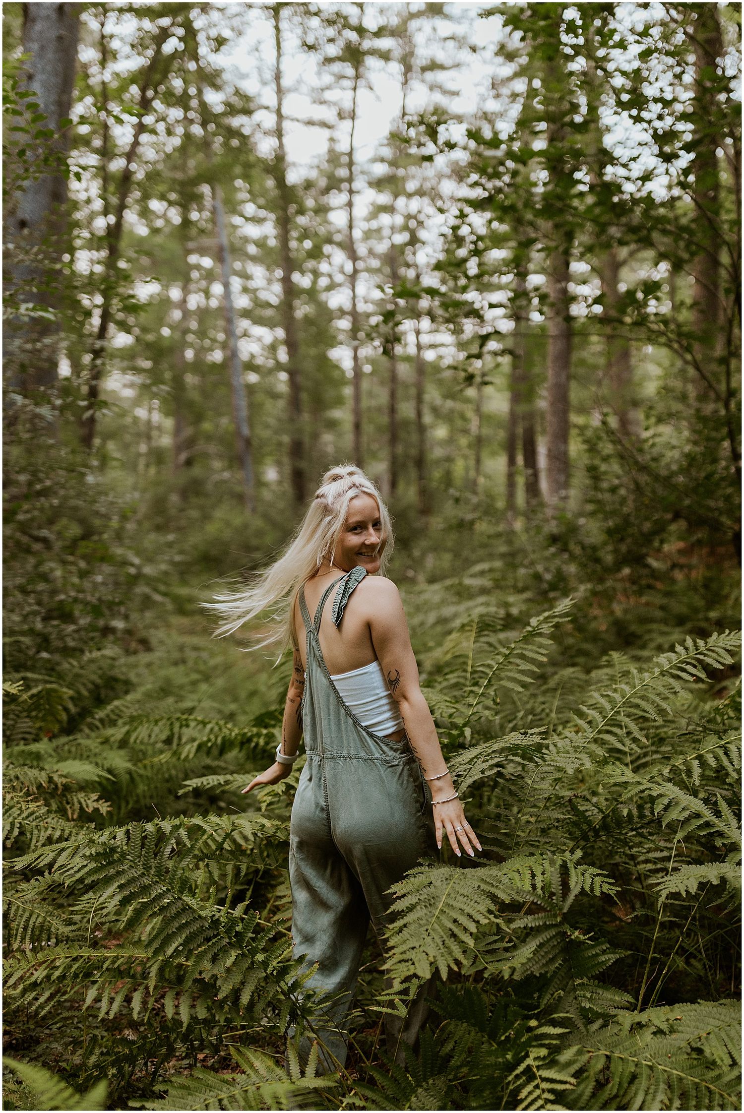 Forest photo session in NH