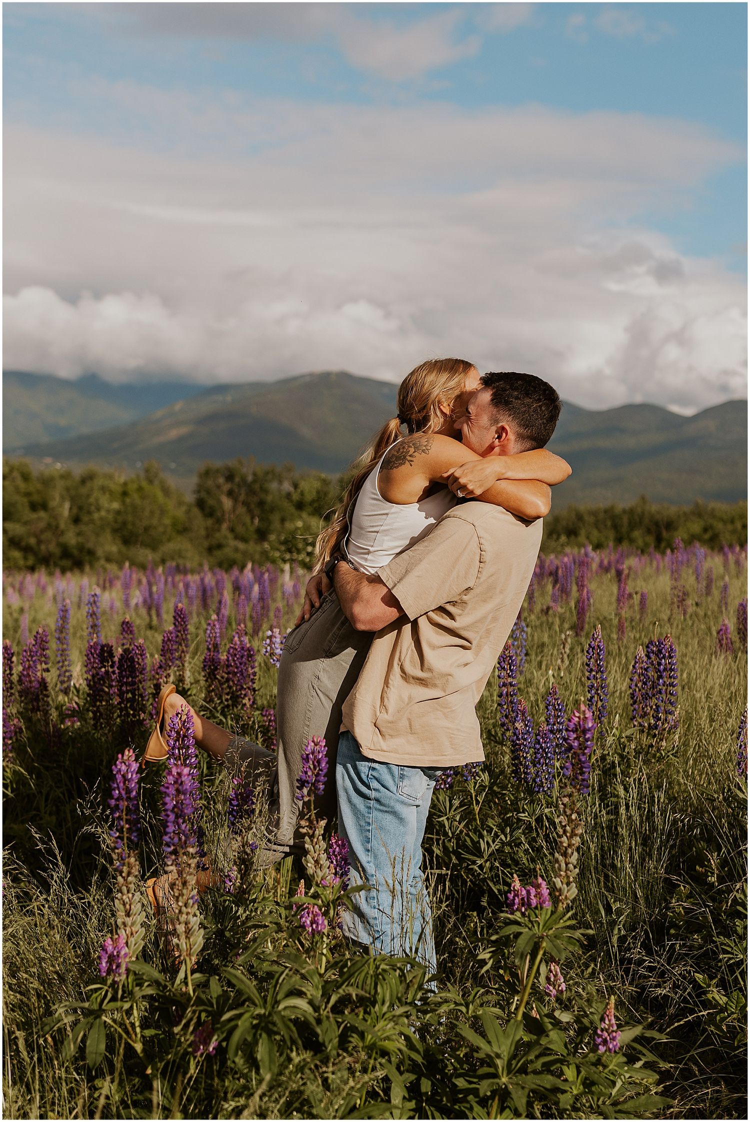 Engagement Photos in the mountains