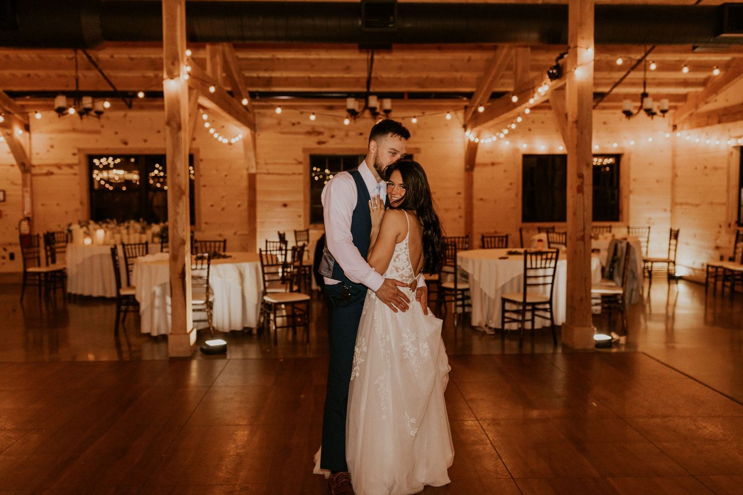 Early summer wedding at the Barn at Bull Meadow in Concord New Hampshire