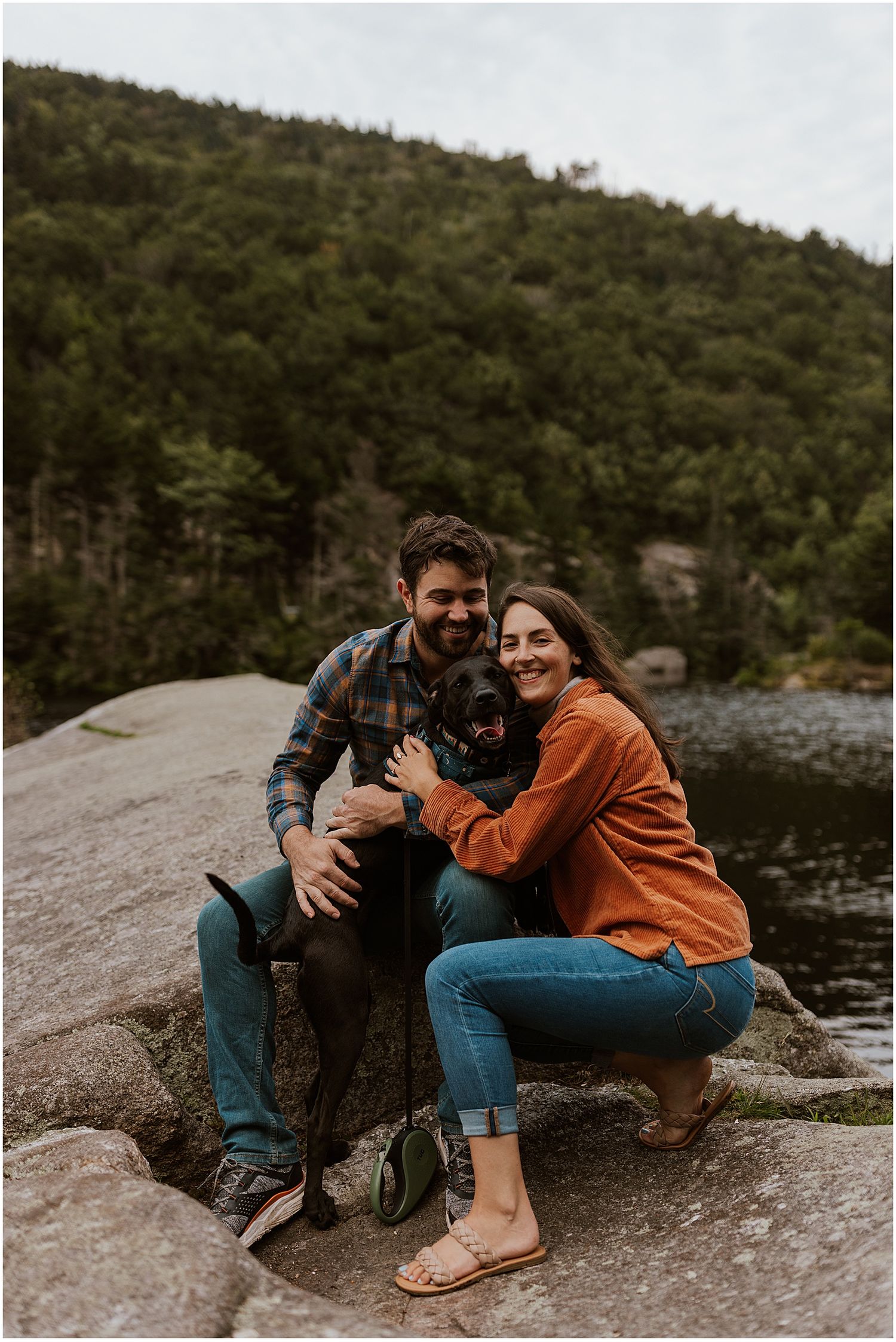 New Hampshire engagement photos in the White Mountains