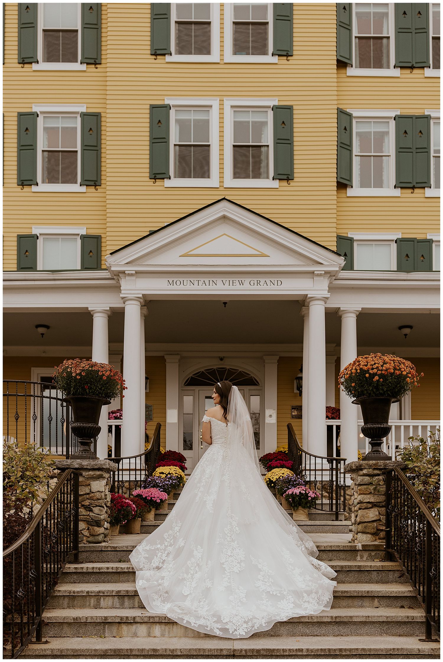 New Hampshire wedding bridal portrait