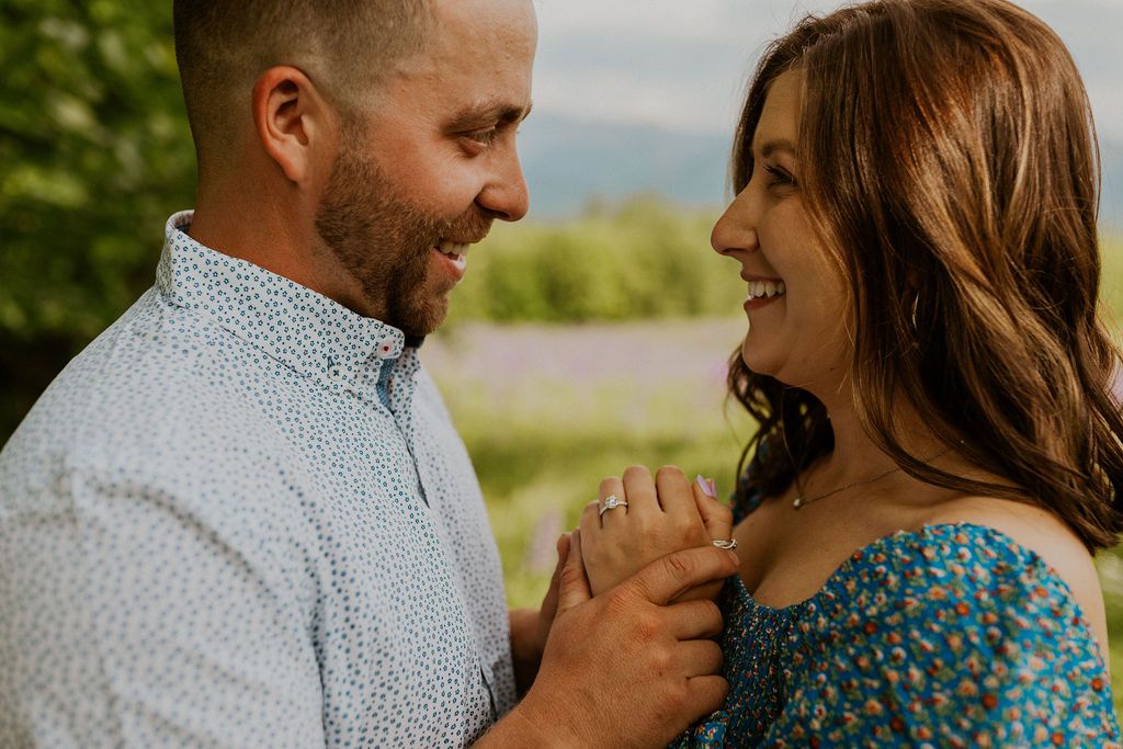 White Mountains engagement in Sugar Hill