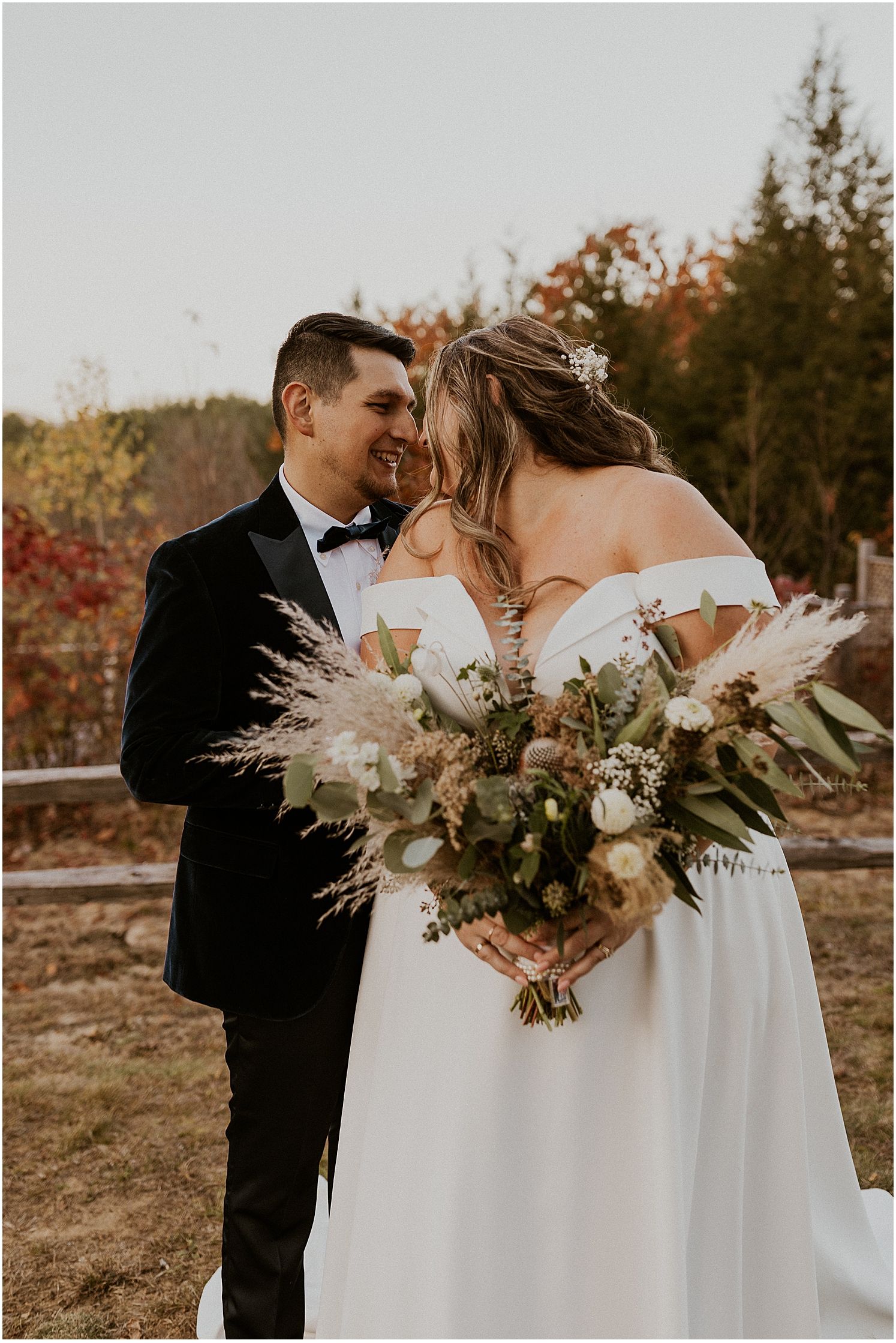 Fall wedding in NH