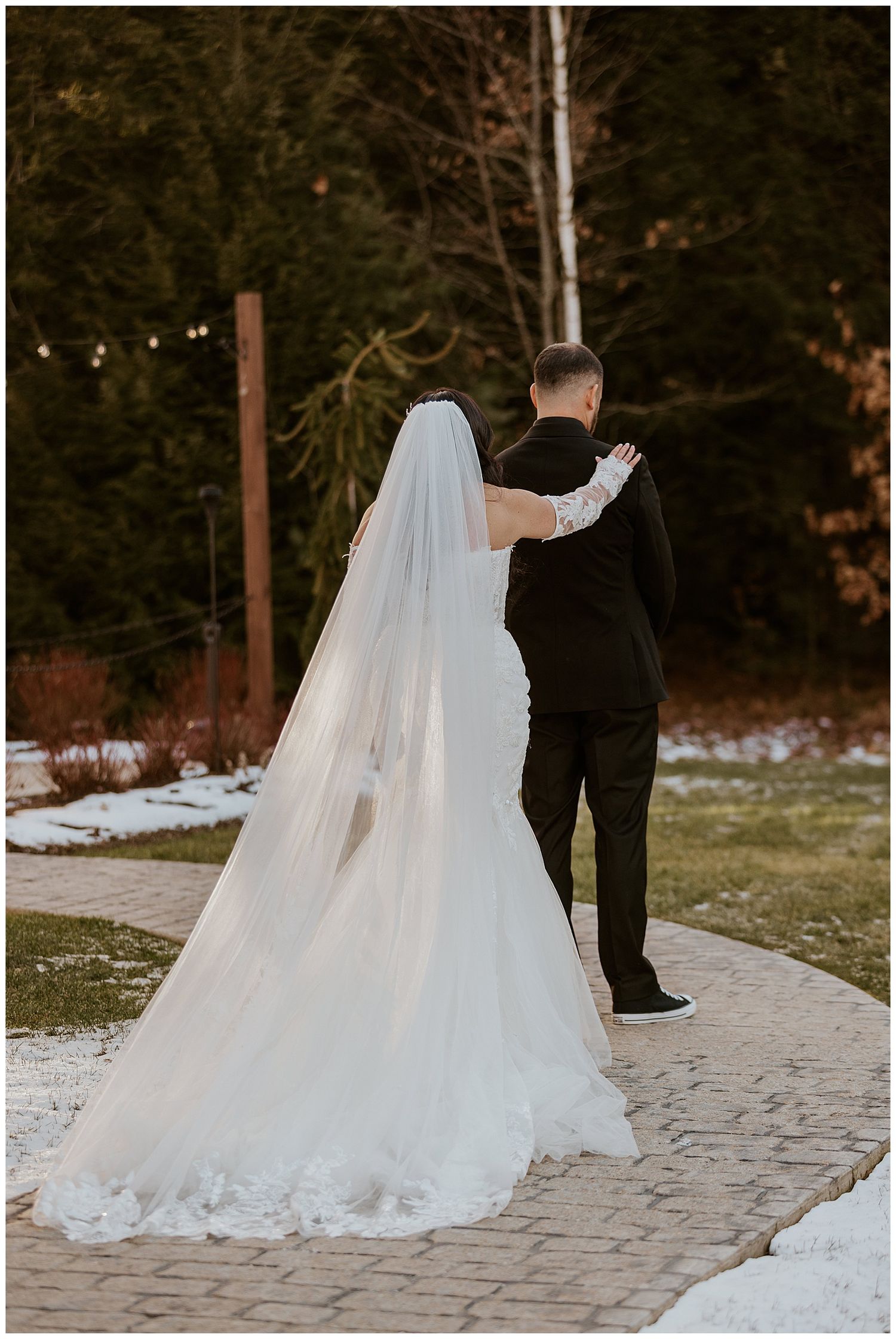 Cathedral length wedding veil