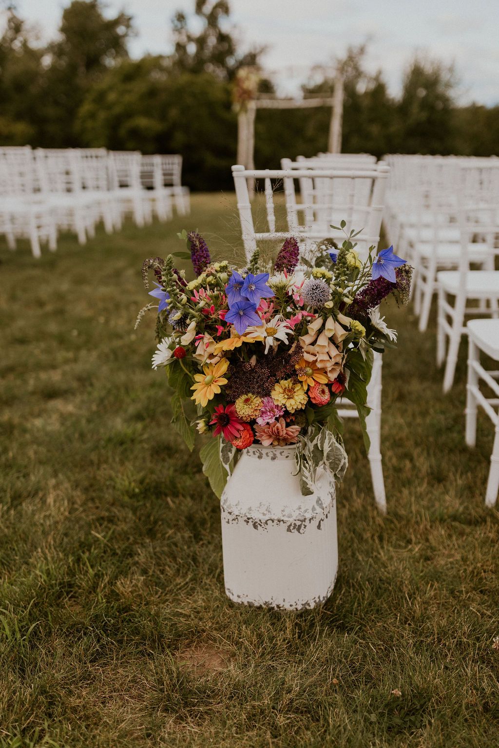 Wildflower ceremony flowers Gilford NH