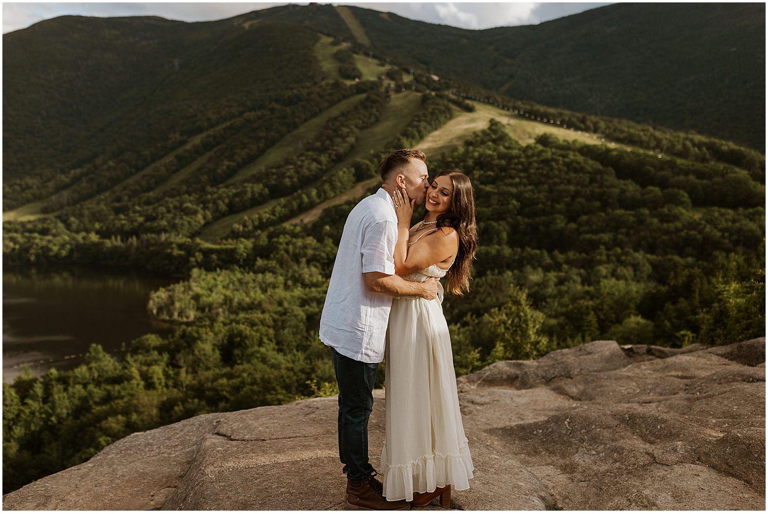 Artist bluff White Mountains NH engagement photos - Robin Easler
