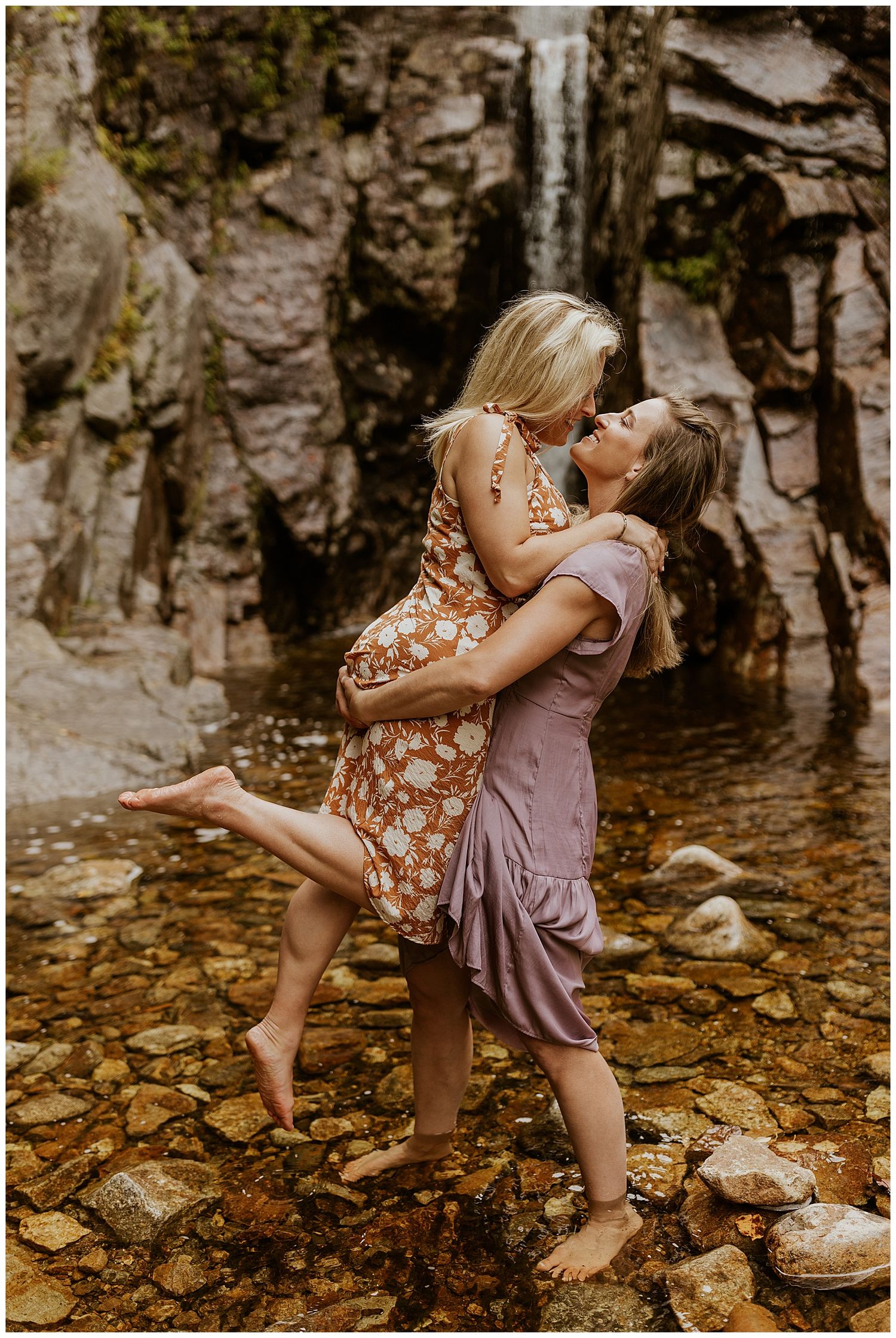 White Mountains New Hampshire engagement pictures