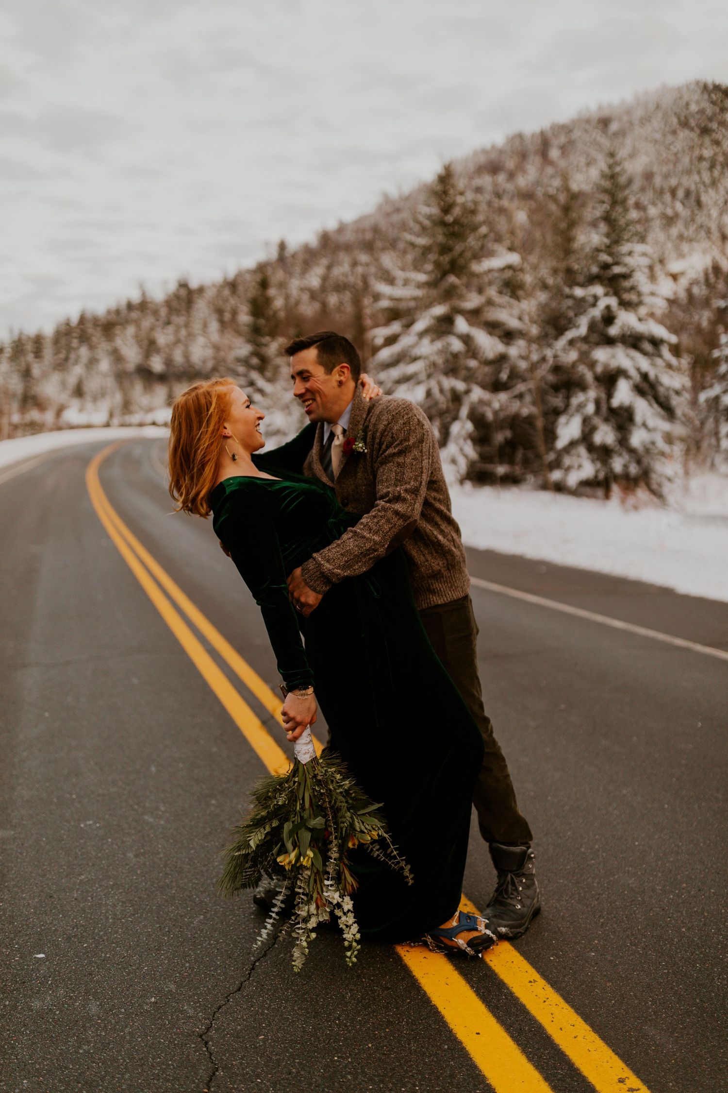 Franconia Notch State Park Elopement Photos