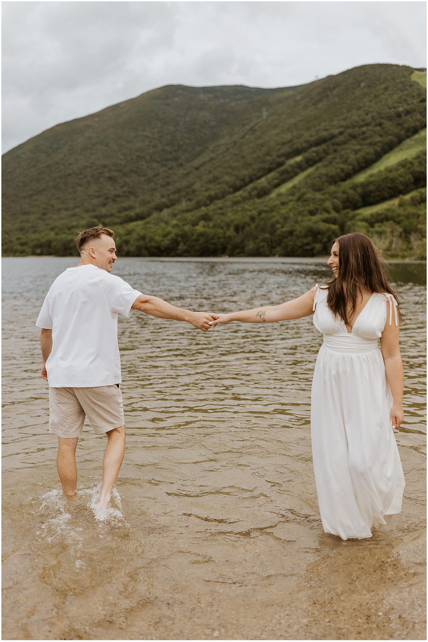 Franconia Notch photos engagement - Robin Easler