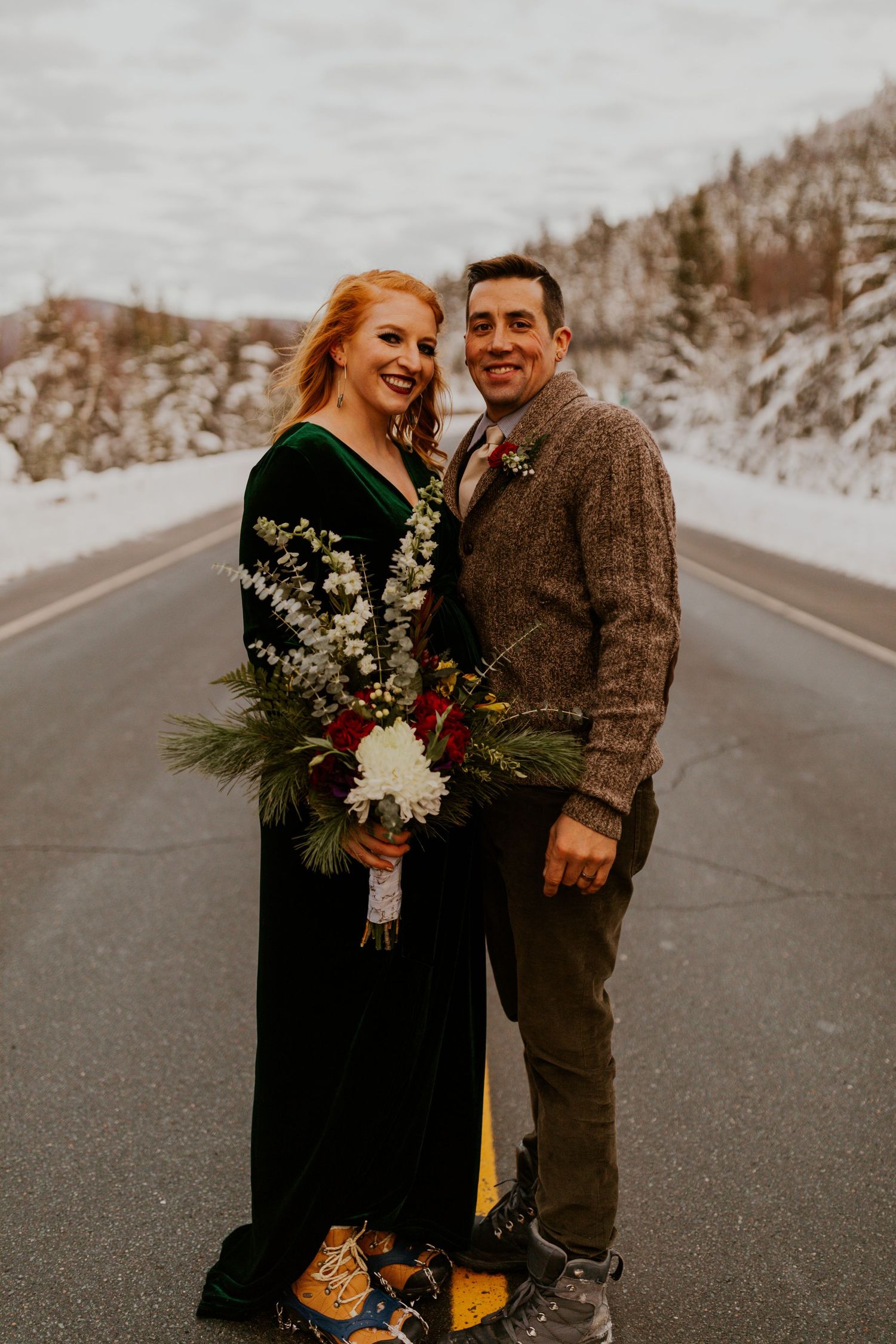 Franconia Notch State Park Elopement Photos