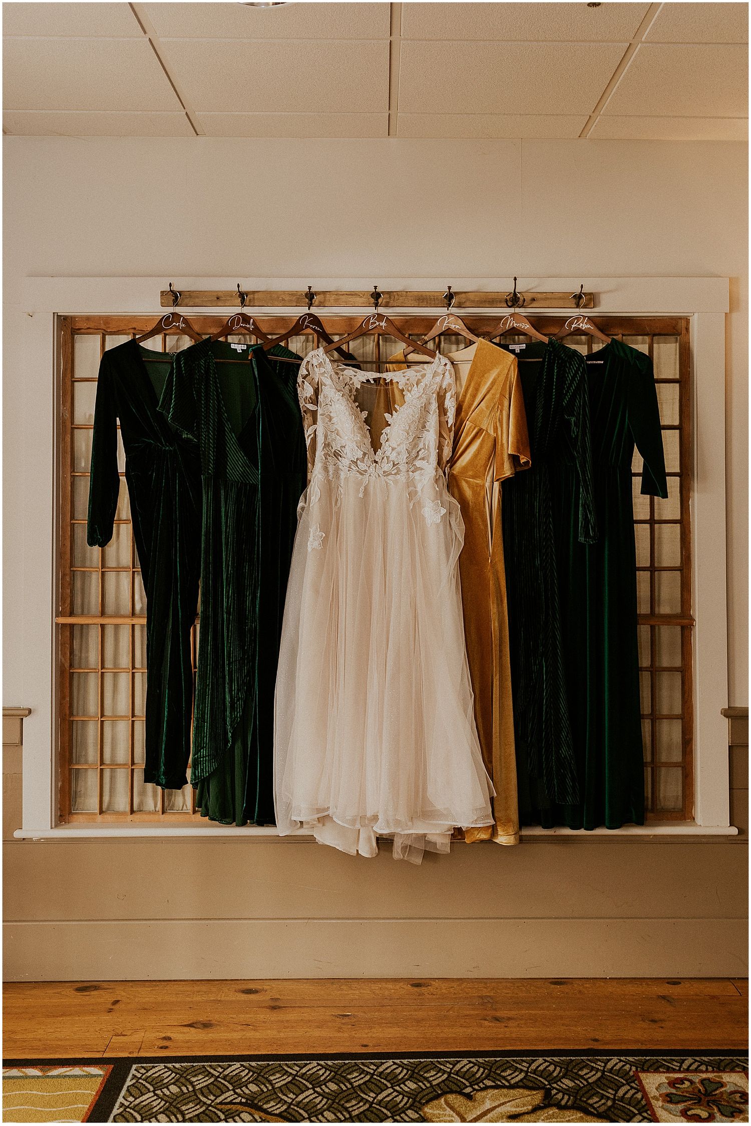Winter wedding bridesmaid dresses