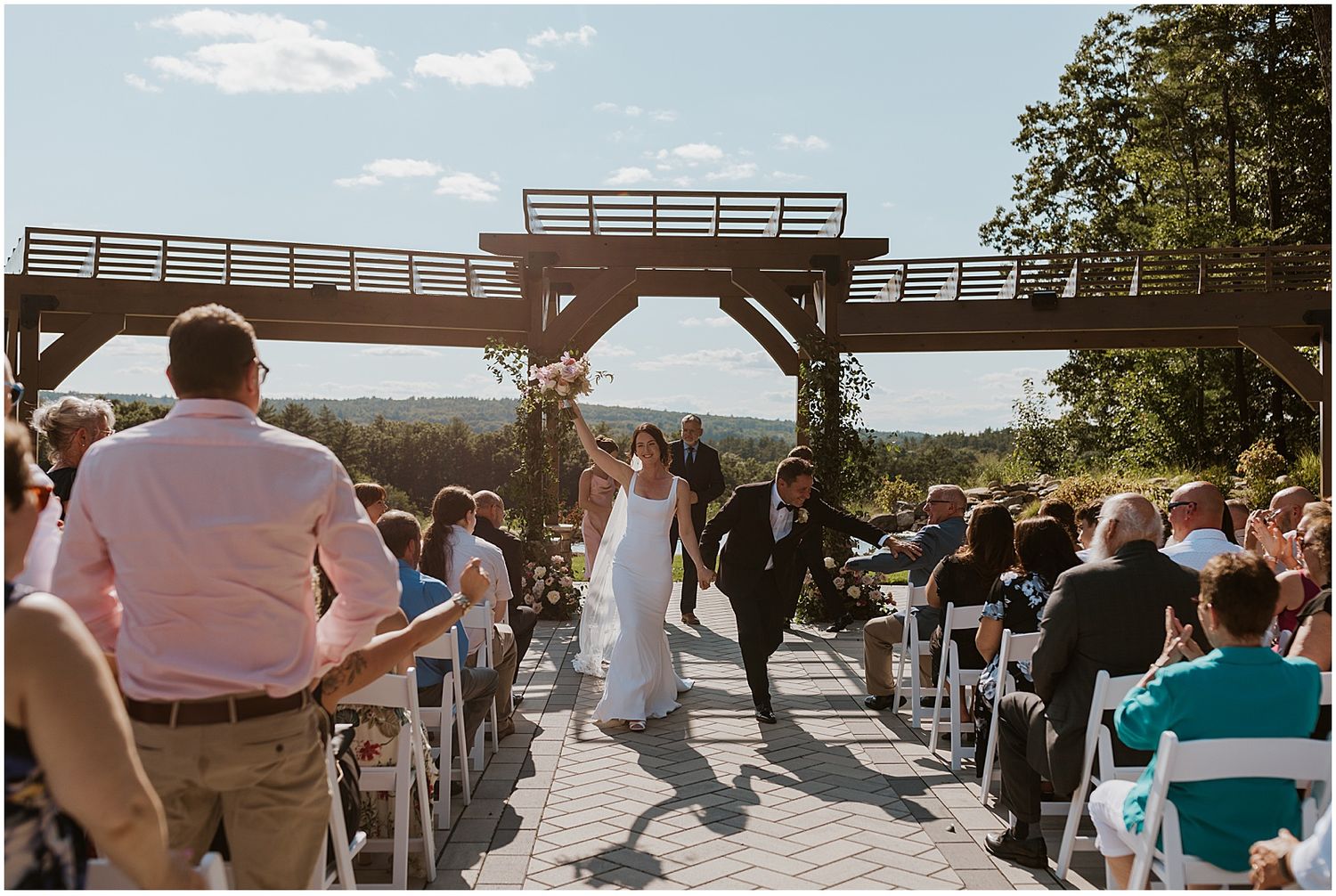 NH wedding ceremony at Pembroke Pines Country Club by Robin Easler