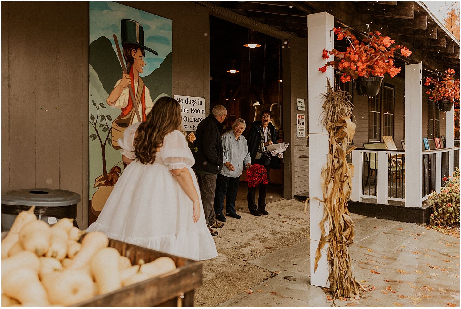 Surprise elopement in New England