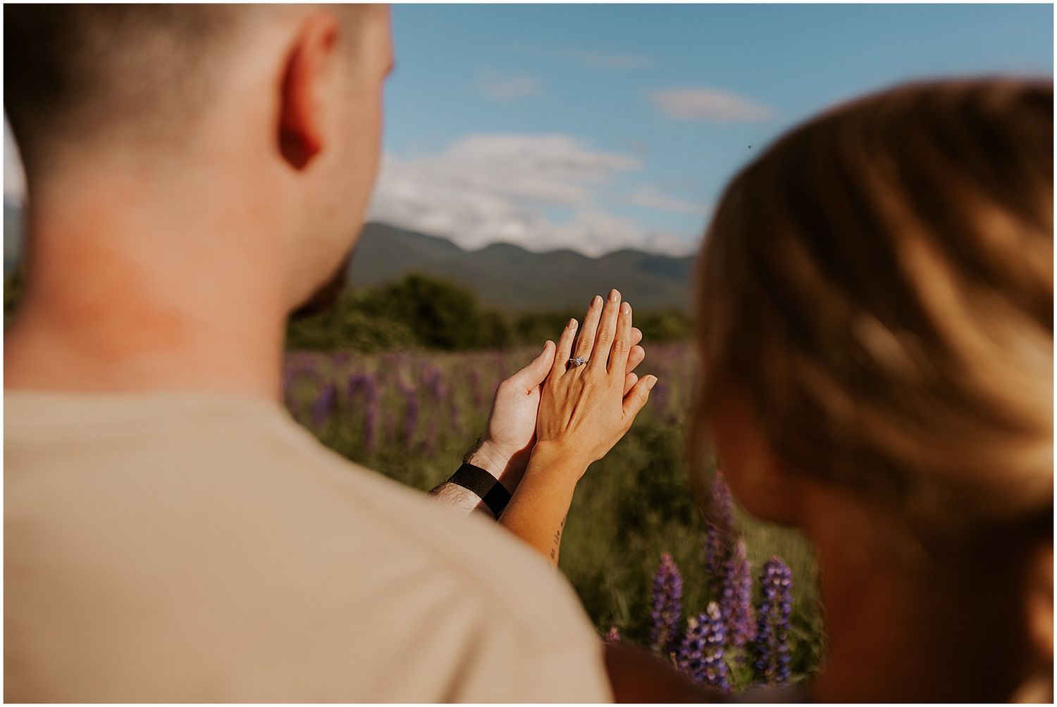 White Mountain NH engagement photos - Robin Easler Photography