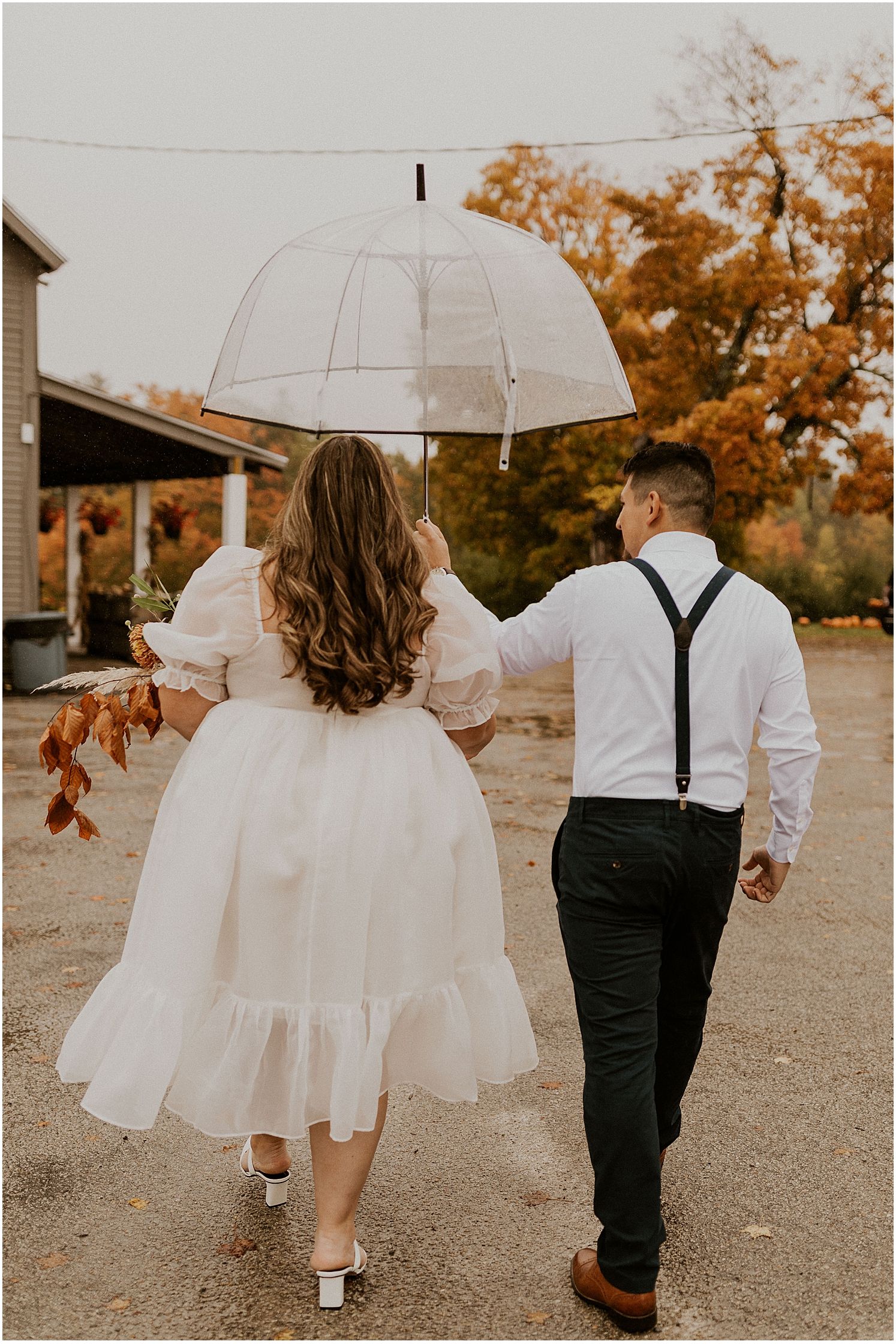 Surprise fall elopement in New Hampshire