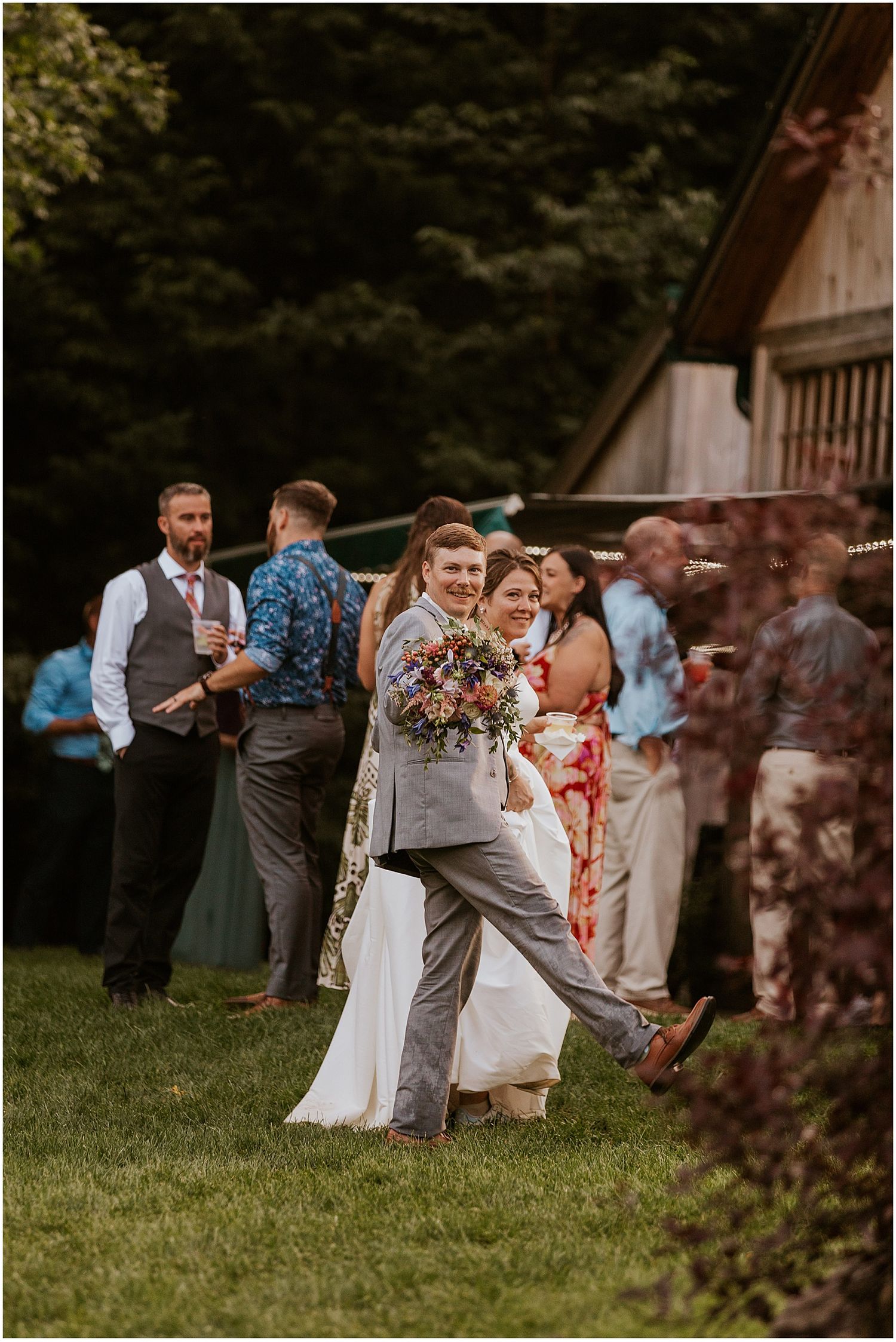 NH wedding cocktail hour