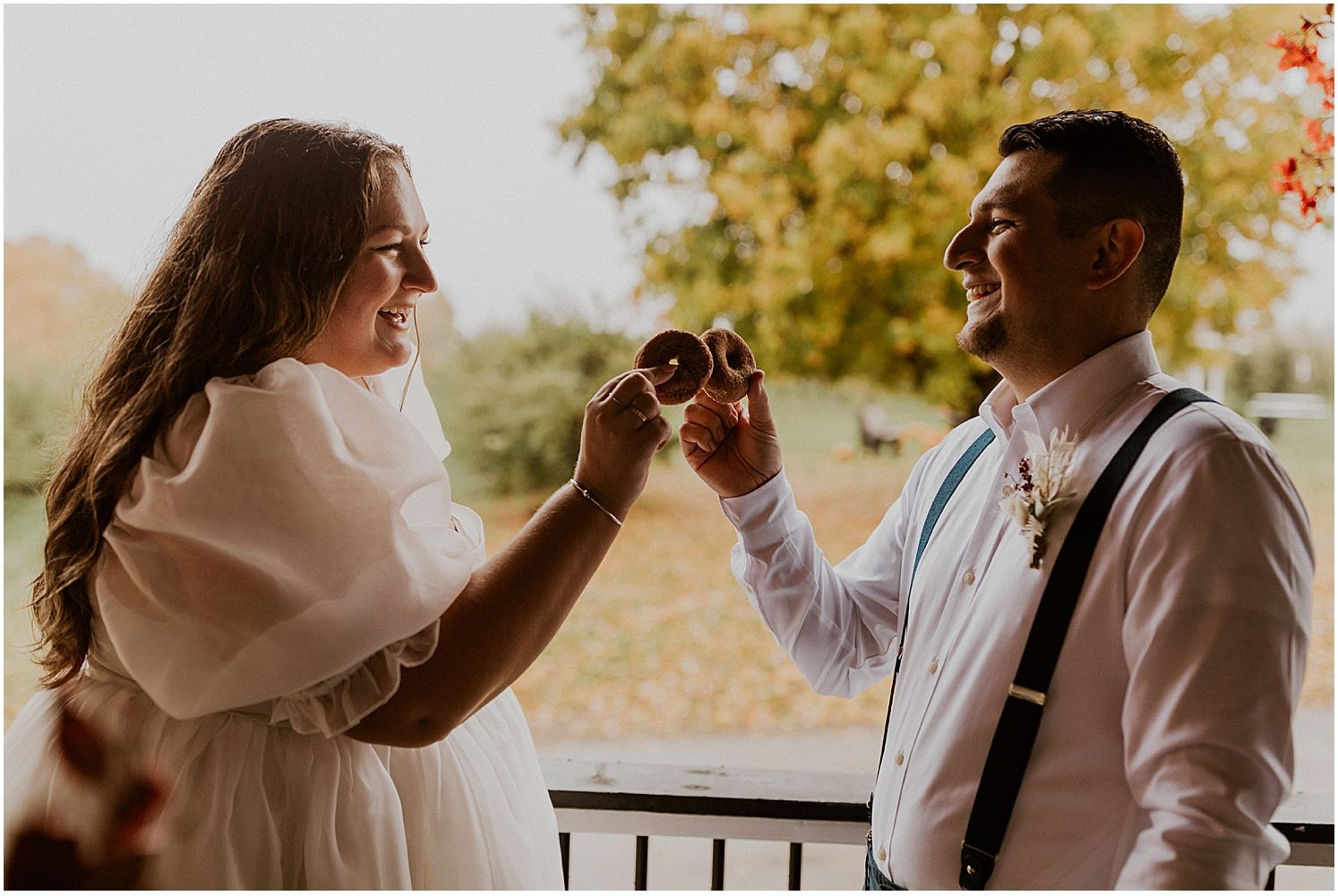 NH apple orchard elopement
