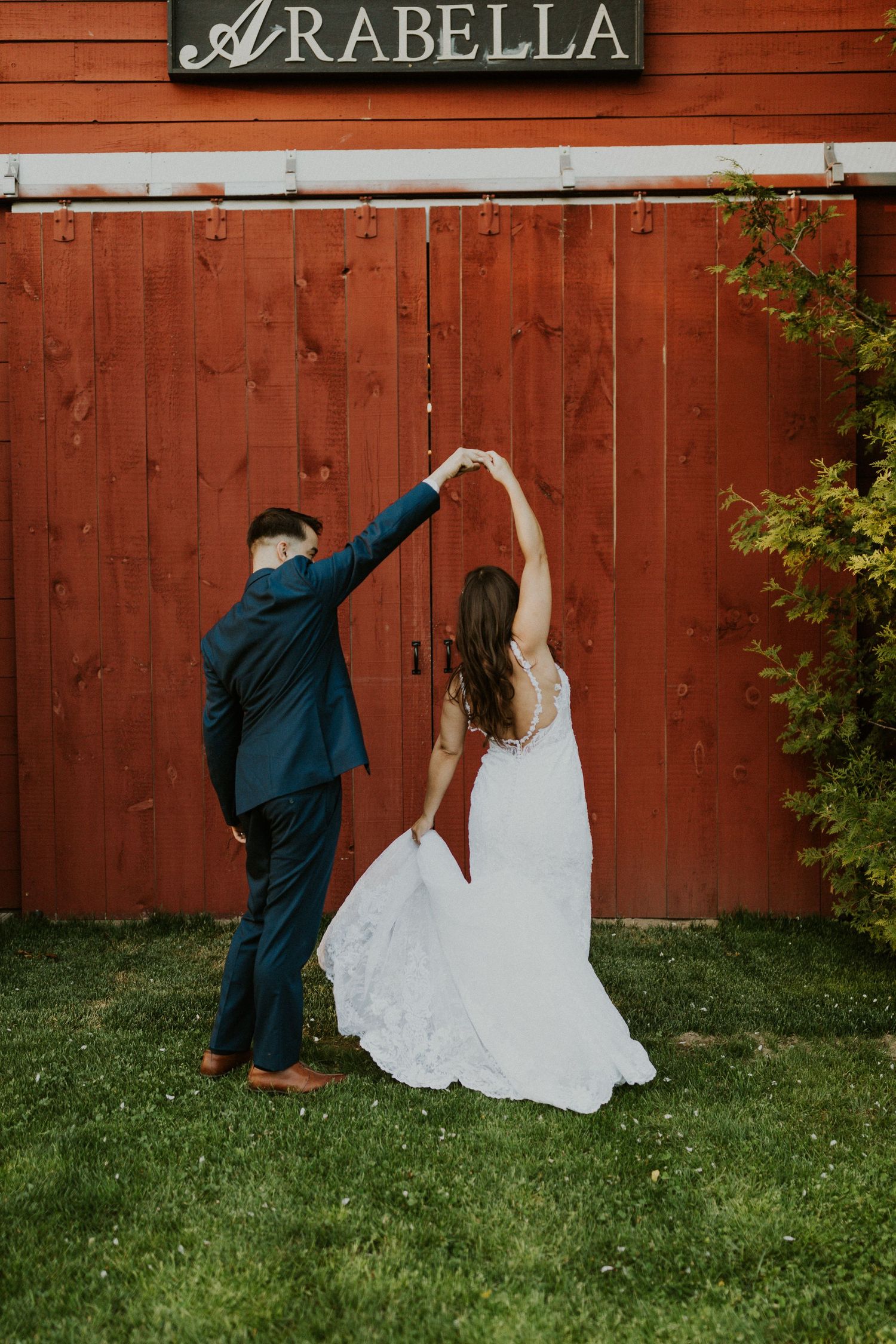 Chrissy and Mike during golden hour portraits at the Arabella Estate in Buxton Maine.