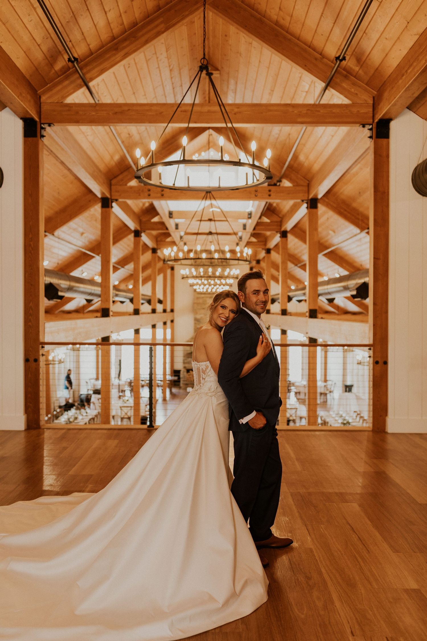 Wedding portraits in the Lake House of Owl's Nest Resort in the White Mountains of New Hampshire.