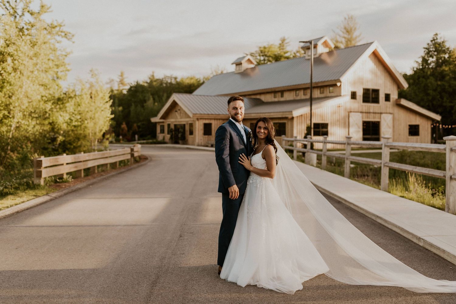 Early summer wedding at the Barn at Bull Meadow in Concord New Hampshire