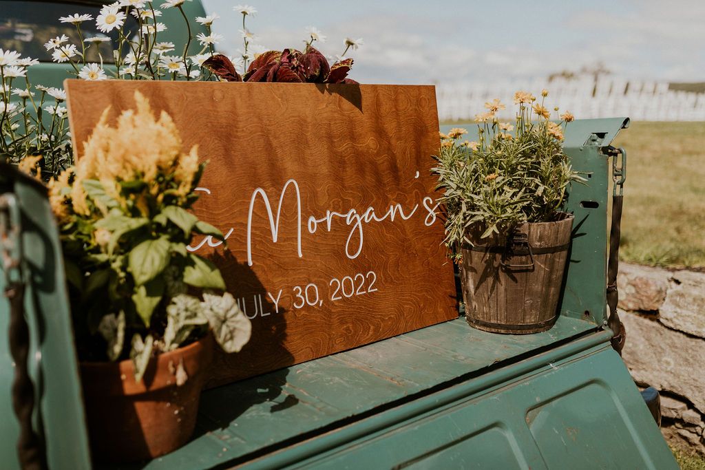 Birch Hill Farm summer wedding