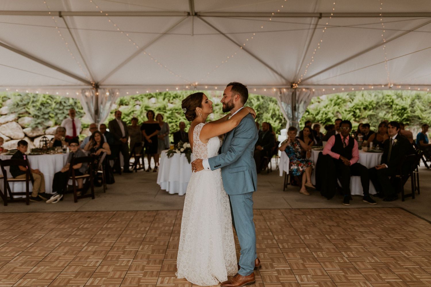 laid back lakeside wedding at Lake Shore Village Resort in Weare New Hampshire