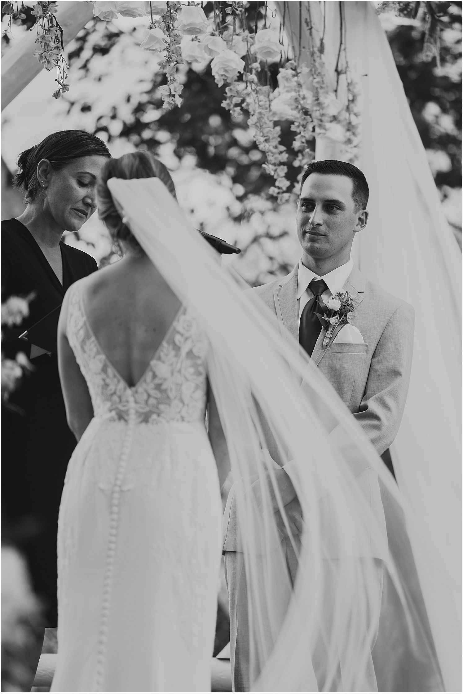 NH White Mountain wedding ceremony