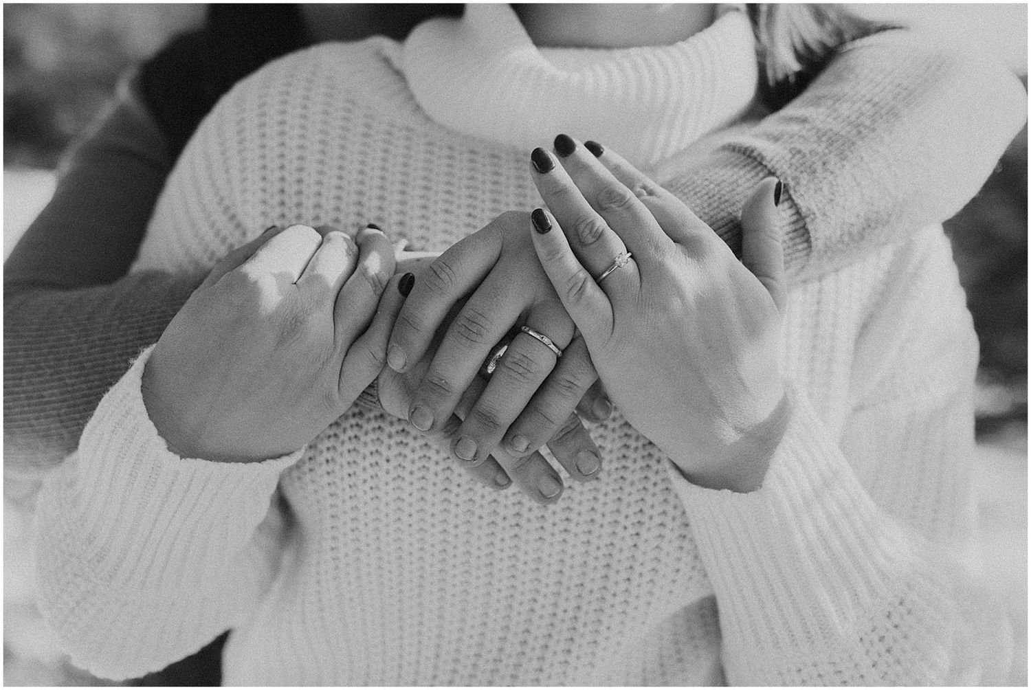 White mountains NH engagement photos