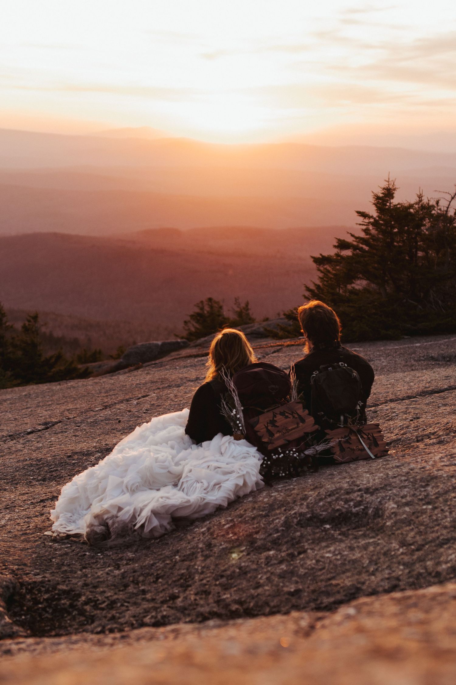 Sunset on Mount Cardigan, White Mountains New Hampshire