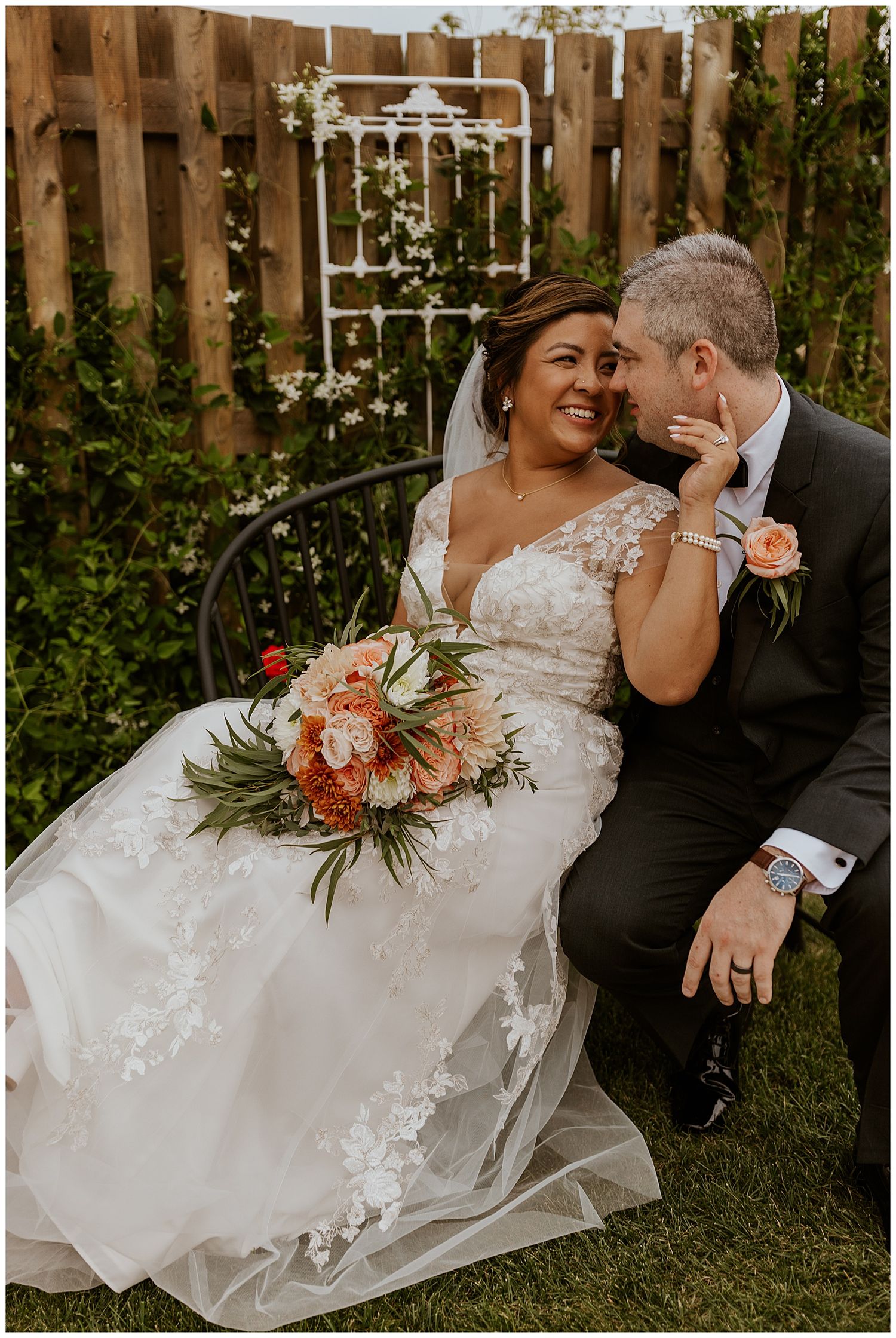 NH bride and groom