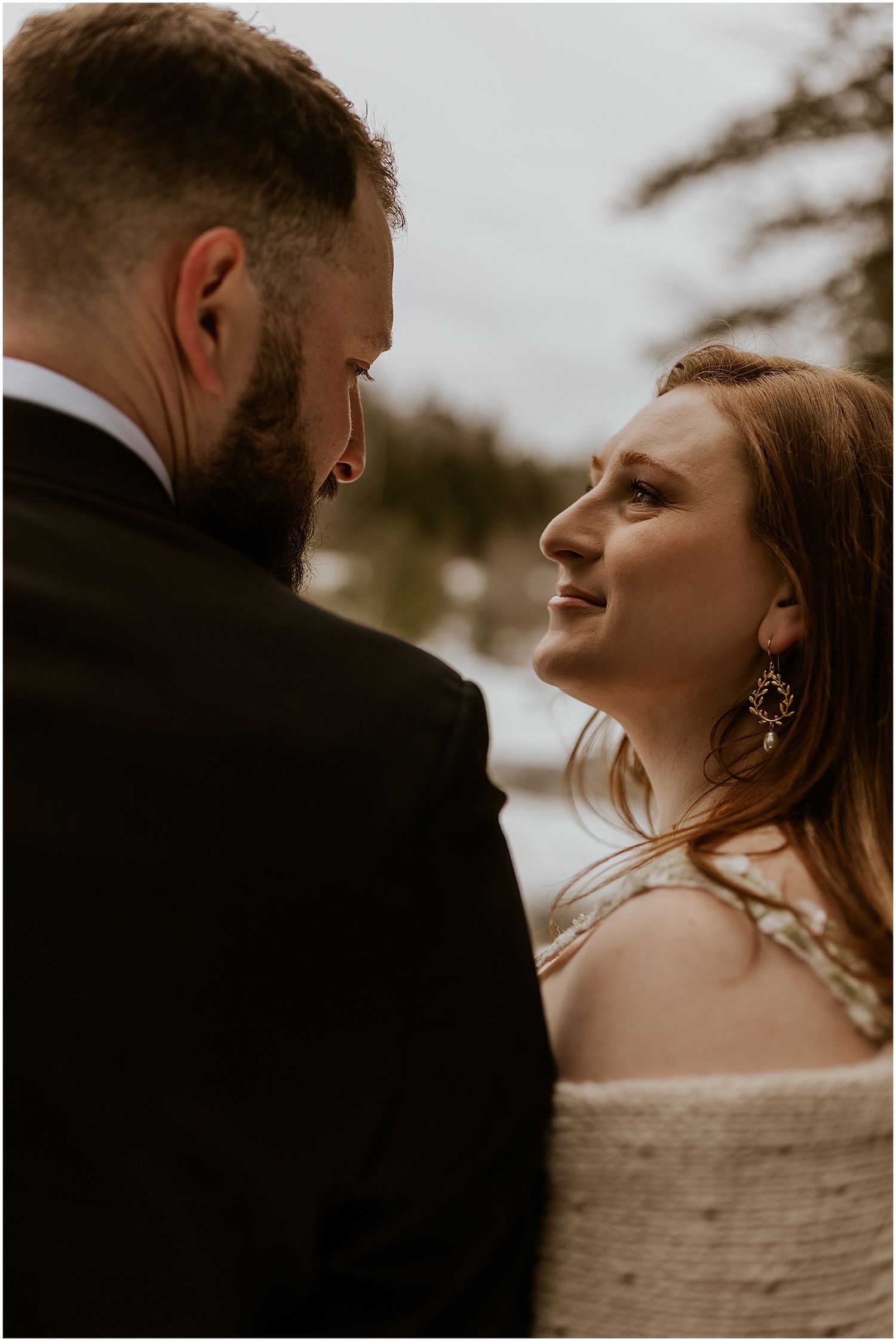 Bridal adventure photo session in NH