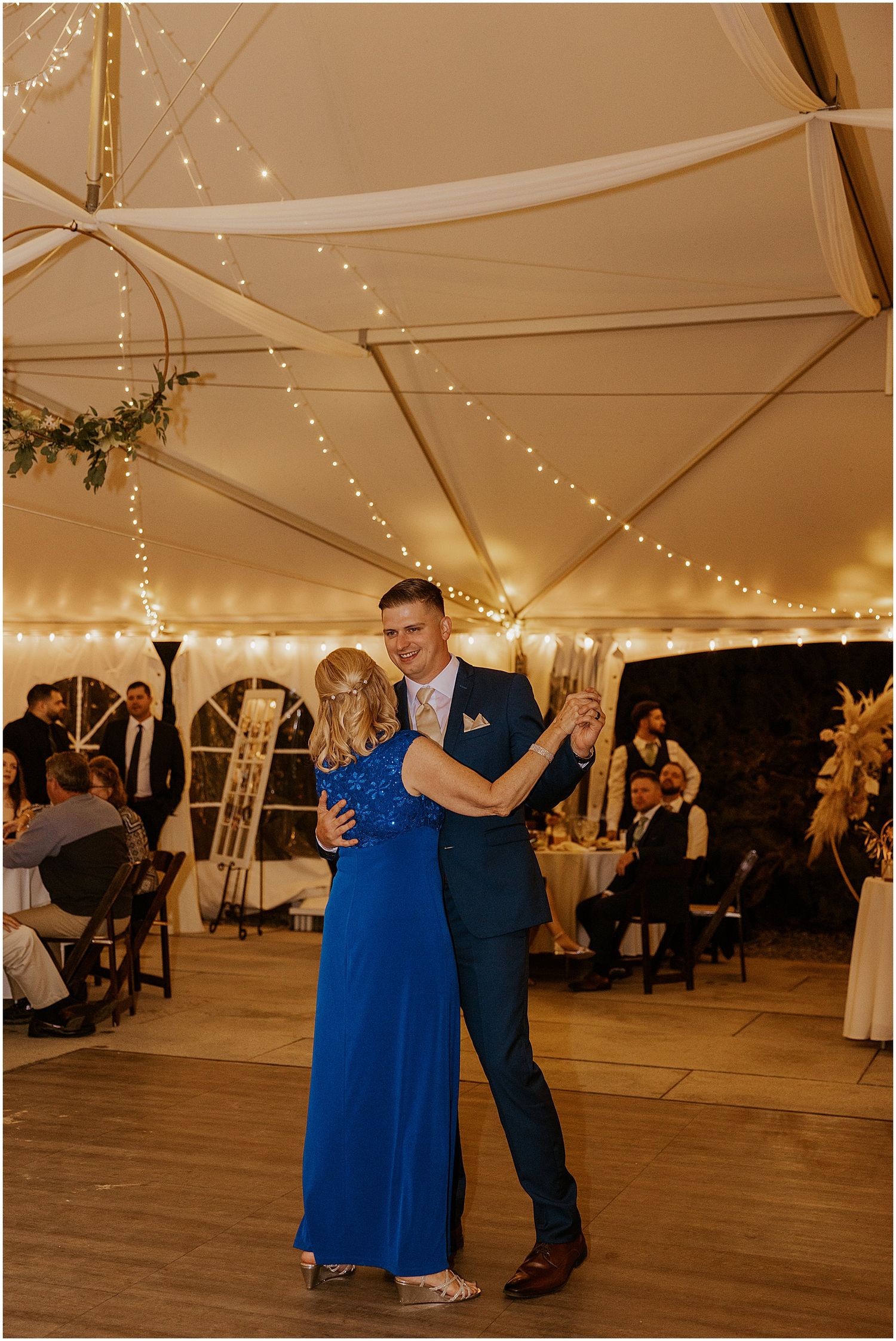 Mother son dance at NH wedding