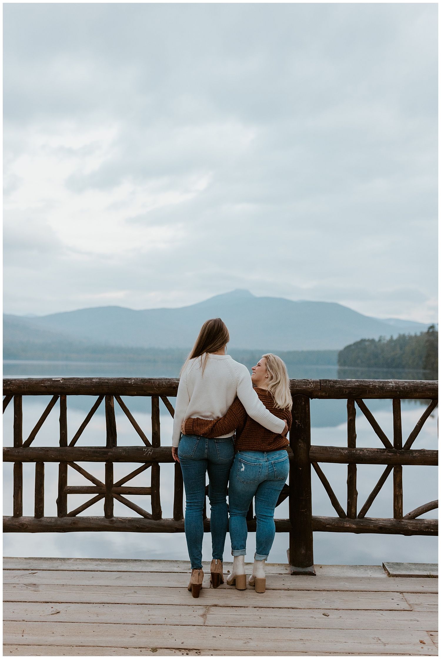 Chocorua Lake engagement pictures