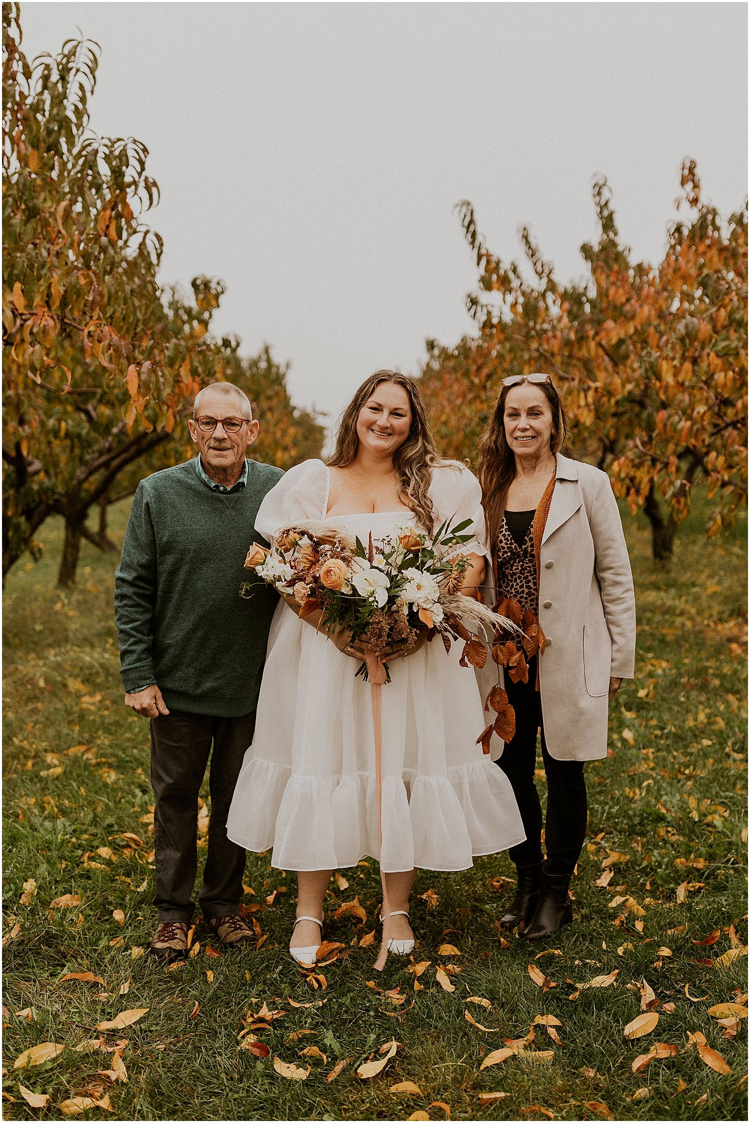 New England elopement family photos