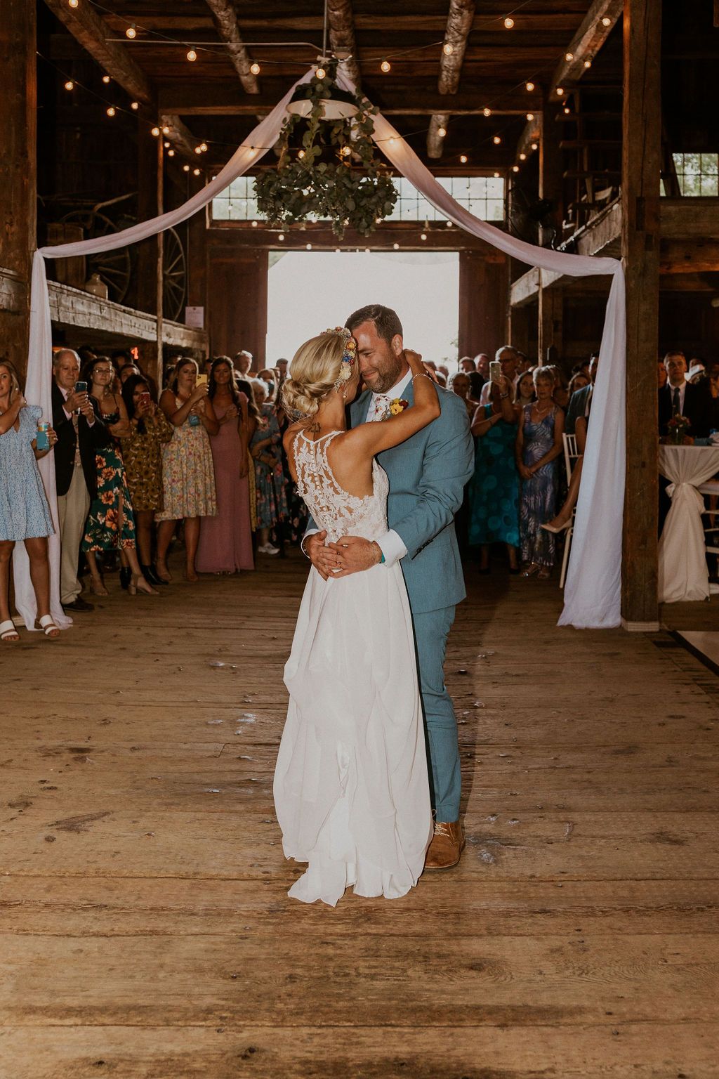 Barn wedding in NH at Birch Hill Farm