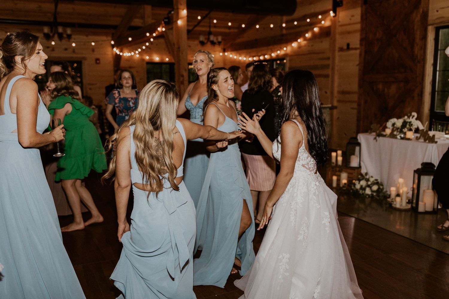Early summer wedding at the Barn at Bull Meadow in Concord New Hampshire