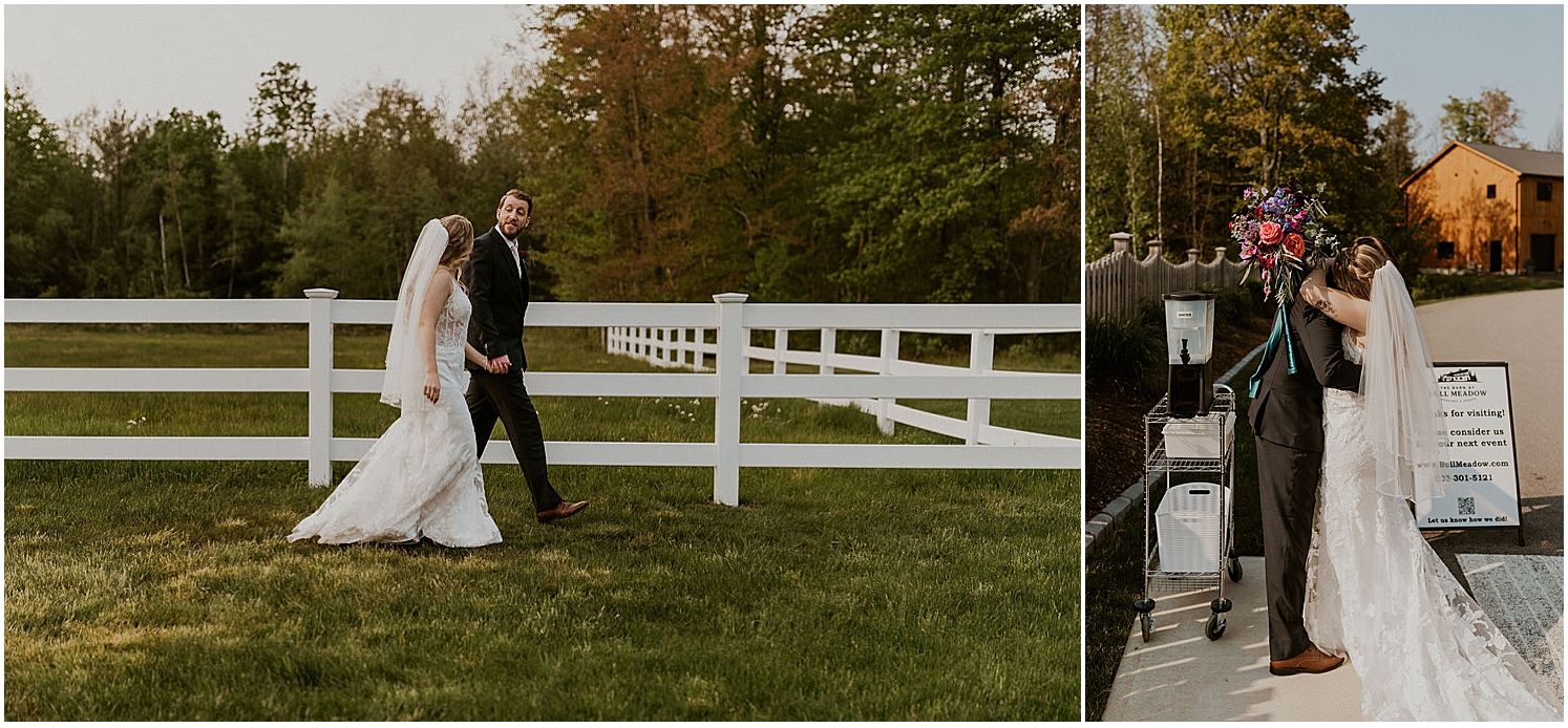 New Hampshire wedding day of timeline